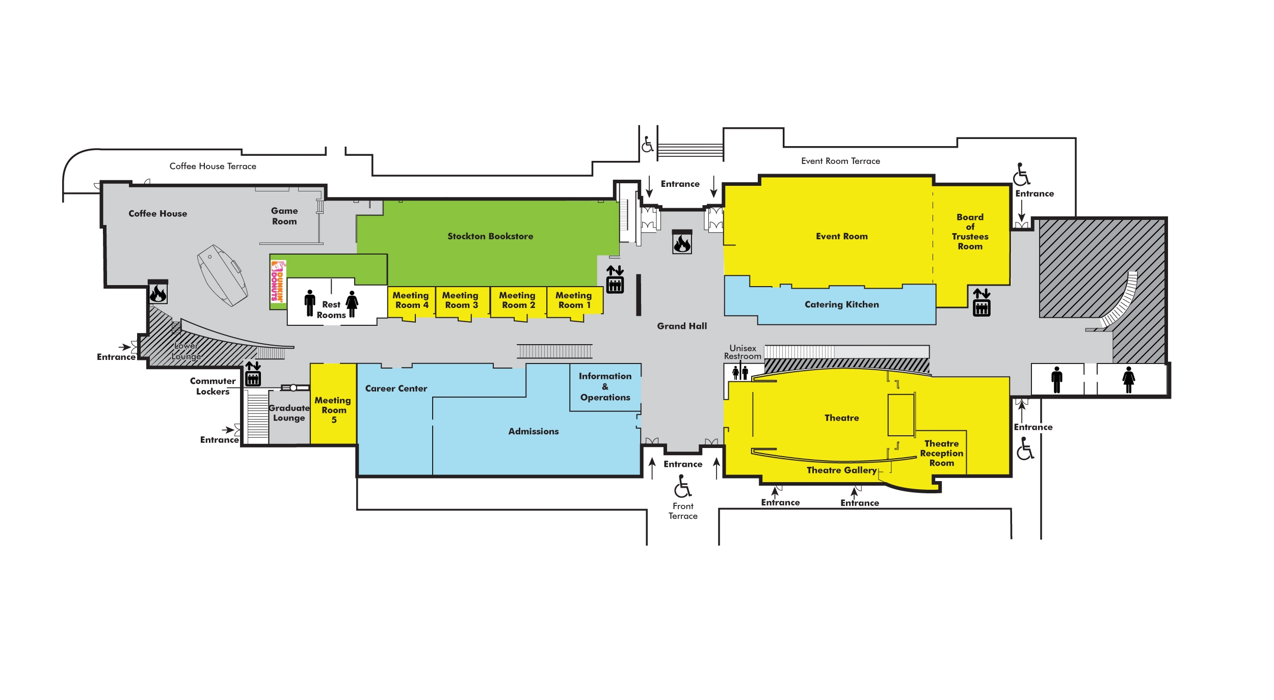Building Directory Campus Center Stockton University