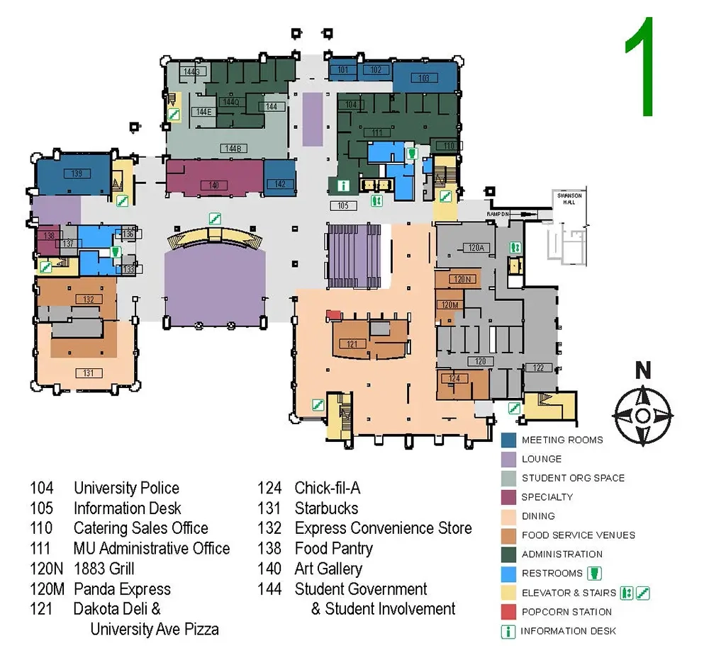 Building Map University Of North Dakota