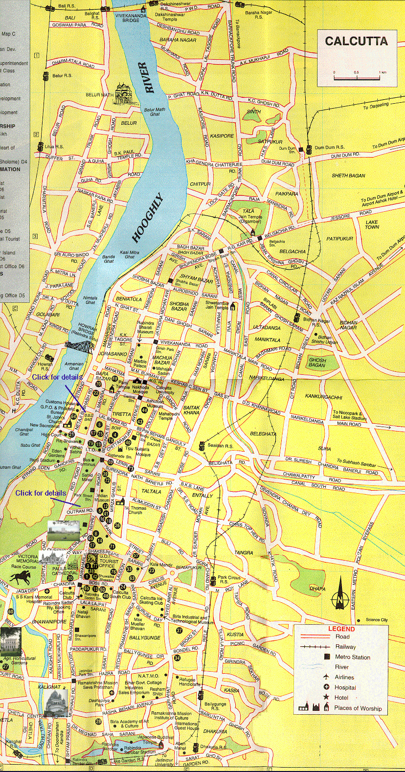 Calcutta Map And Calcutta Satellite Image Calcutta Map And Calcutta Satellite Image