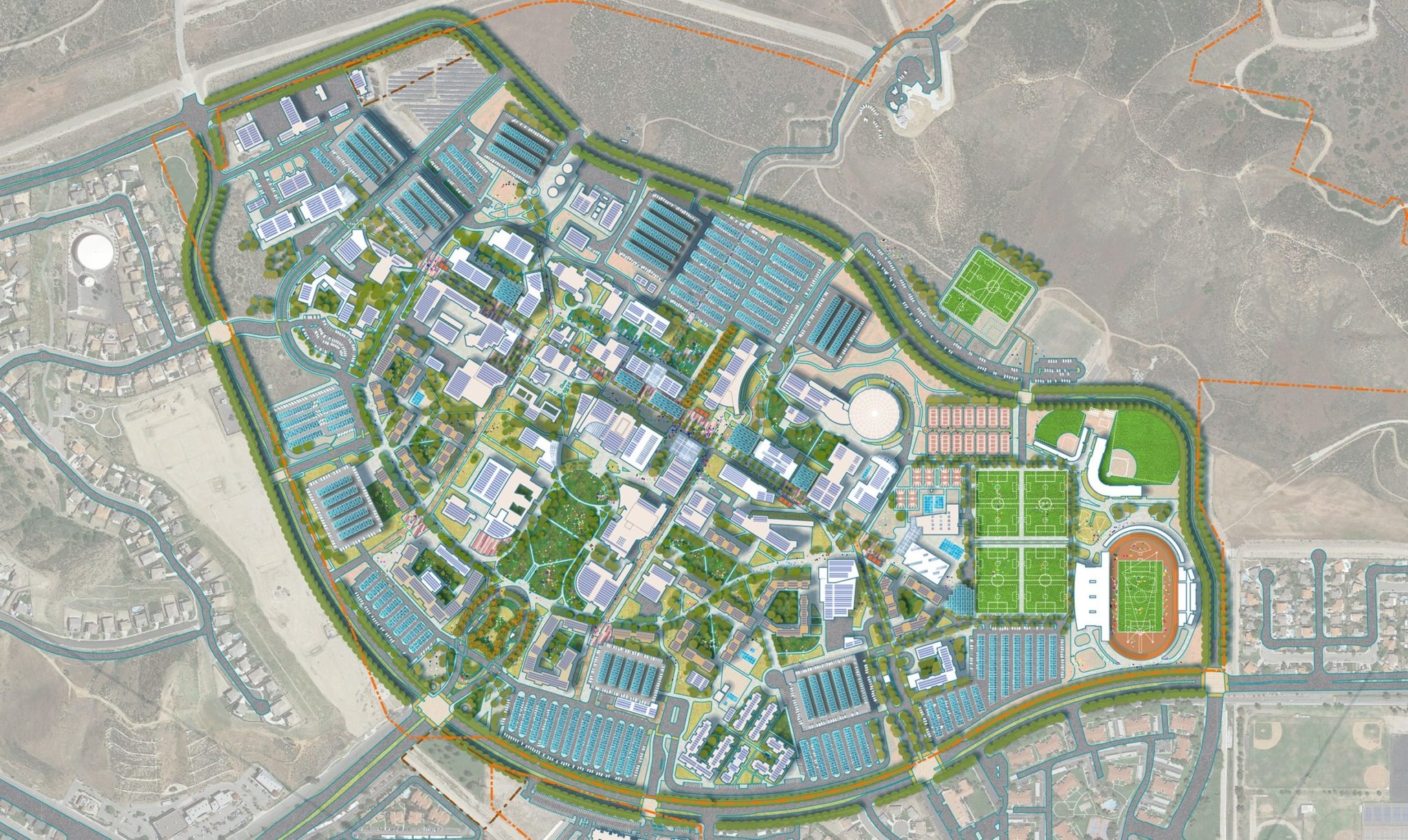 California State University San Bernardino Campus Master Plan Assembledge 