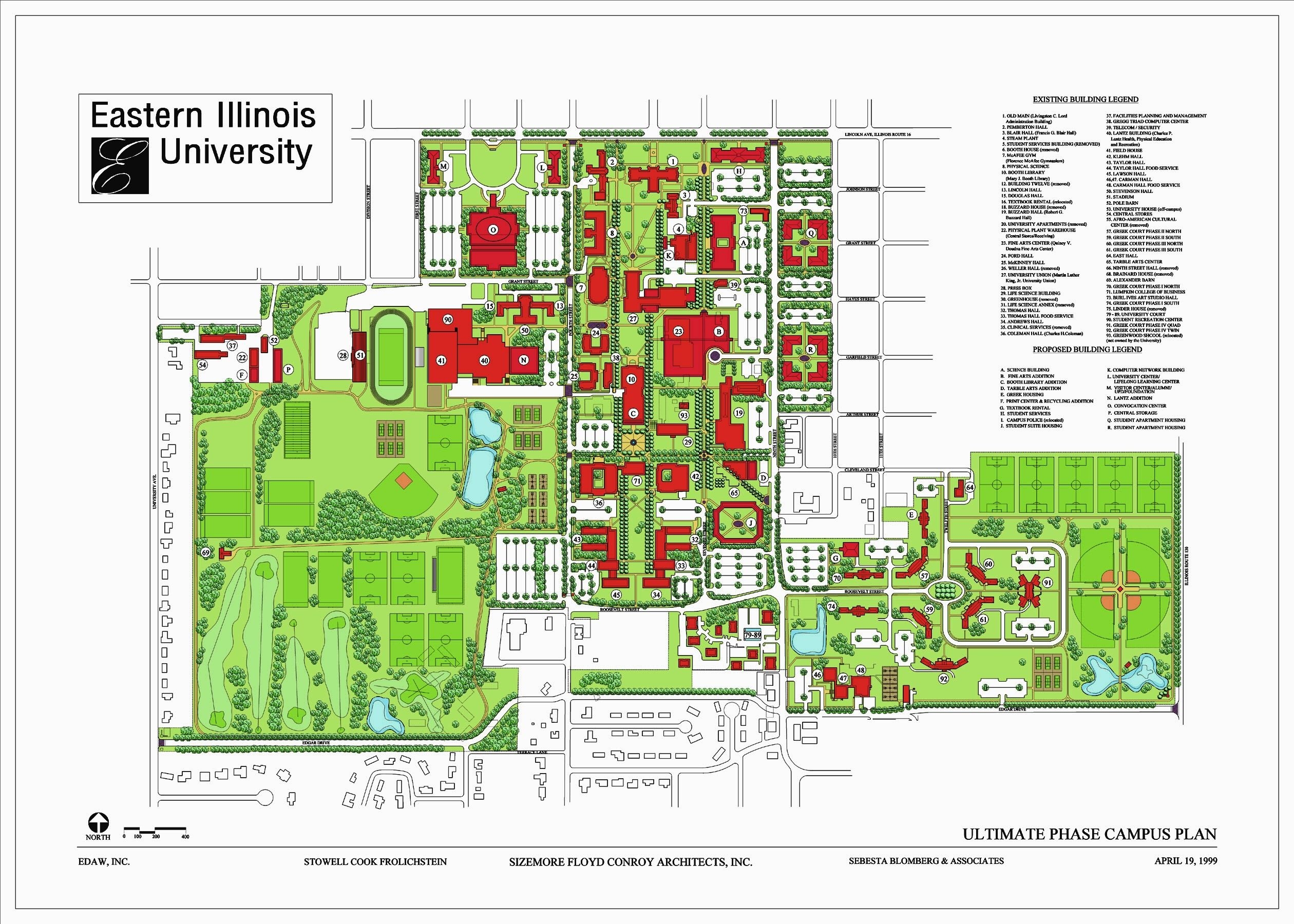 eiu campus map