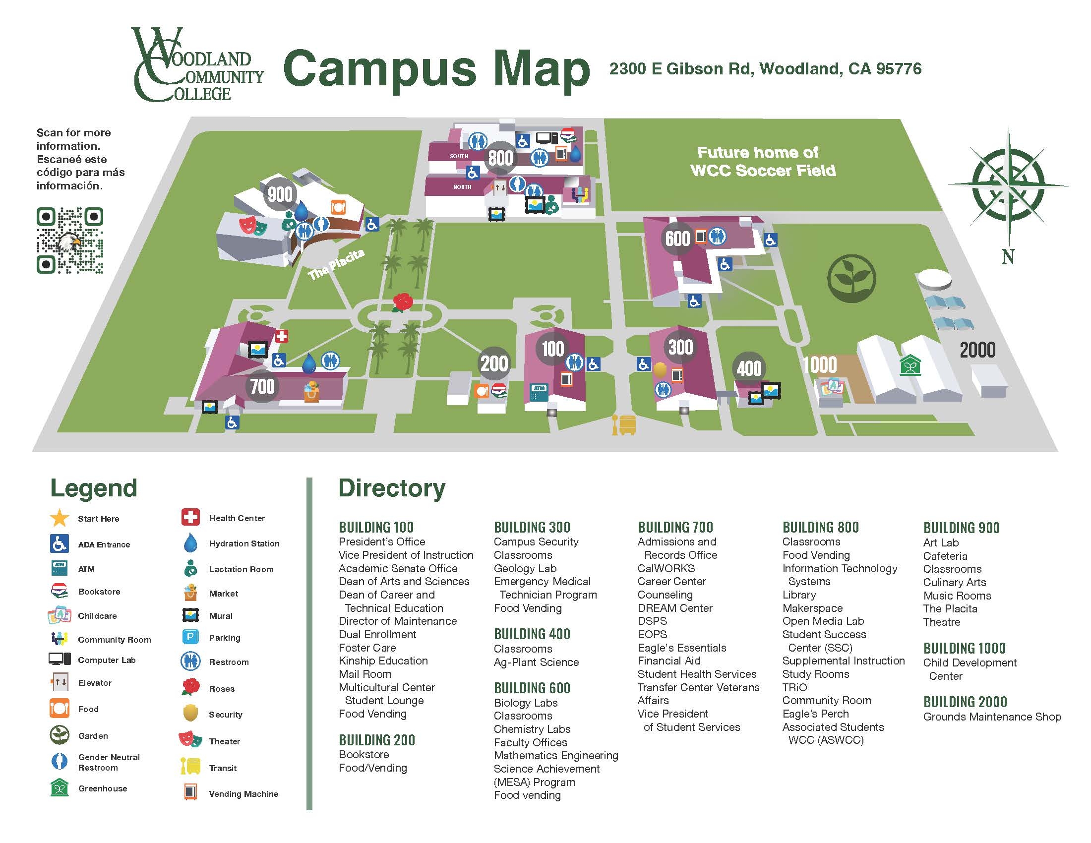 Campus Locations Woodland Community College