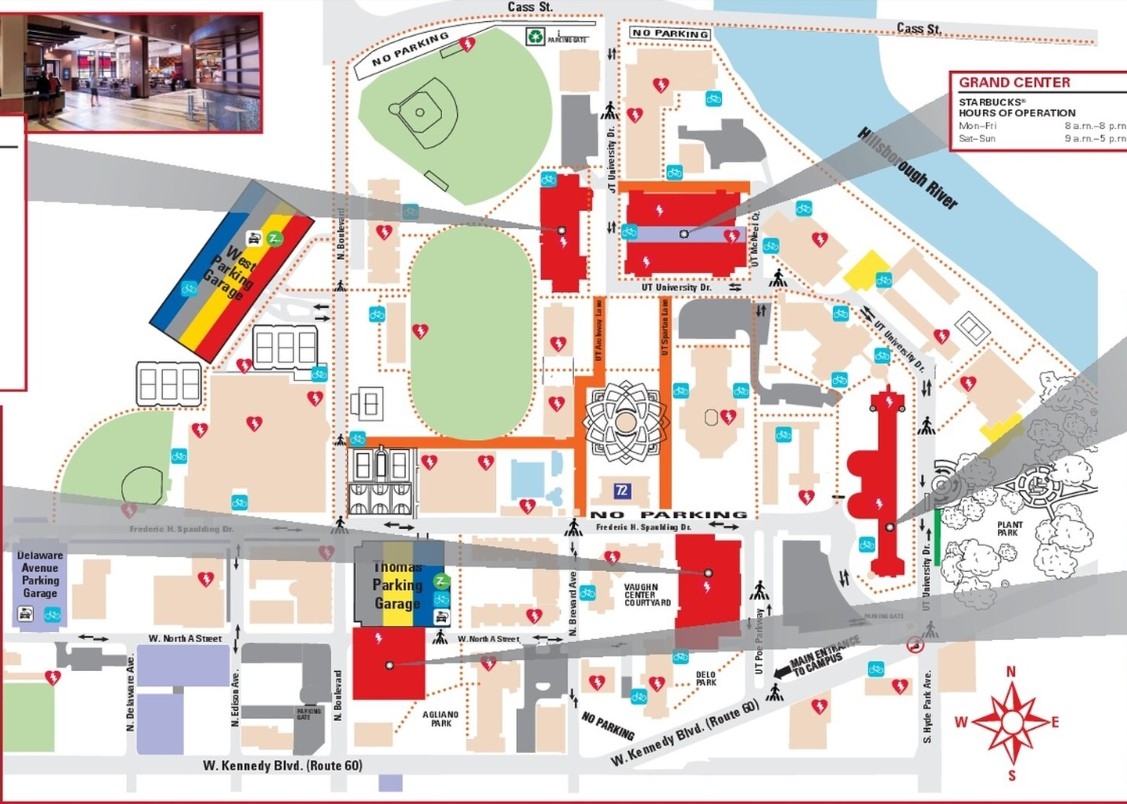 university of south florida campus map
