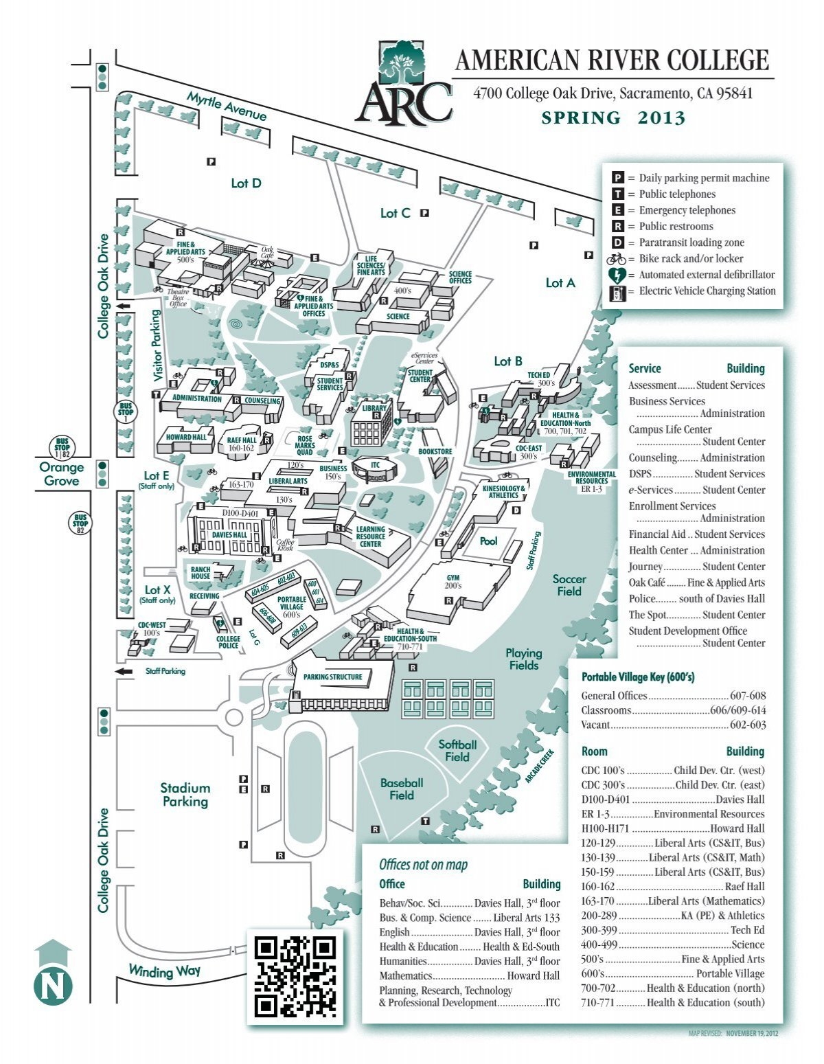 Campus Map American River College Los Rios Community Campus Map American River College Los Rios Community