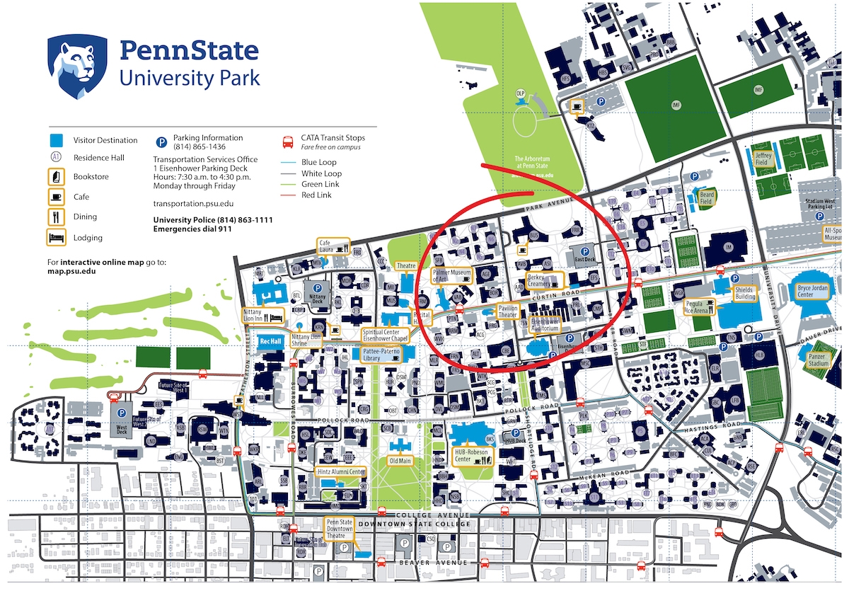 Campus Map And Directions The Pennsylvania School For Excellence In The Agricultural Sciences Penn State College Of Agricultural Sciences
