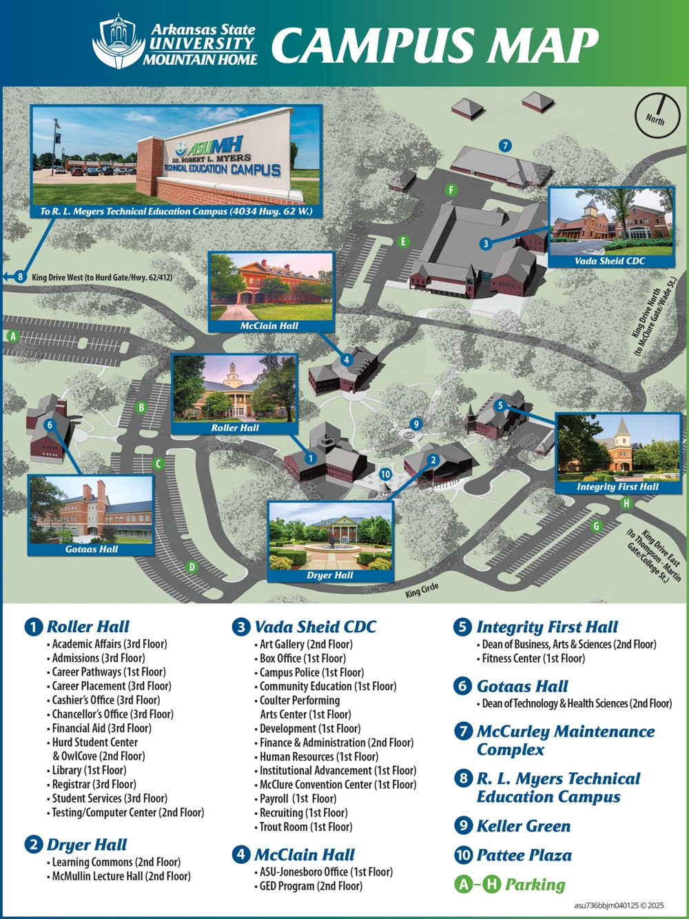 Campus Map Arkansas State University Mountain Home AR Campus Map Arkansas State University Mountain Home AR