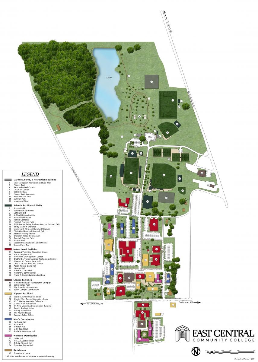 ecc campus map ecc campus map