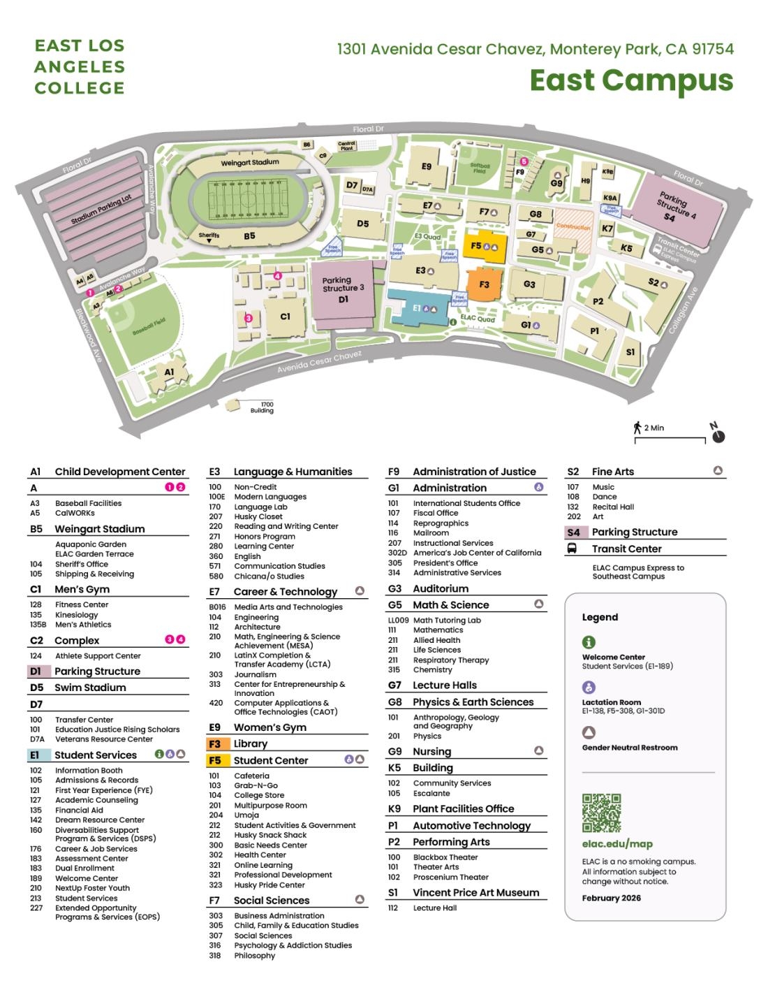 Campus Map ELAC Campus Map ELAC