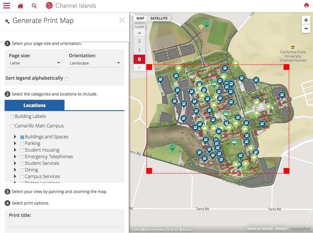Campus Map Help Information Technology Services CSU Channel Islands