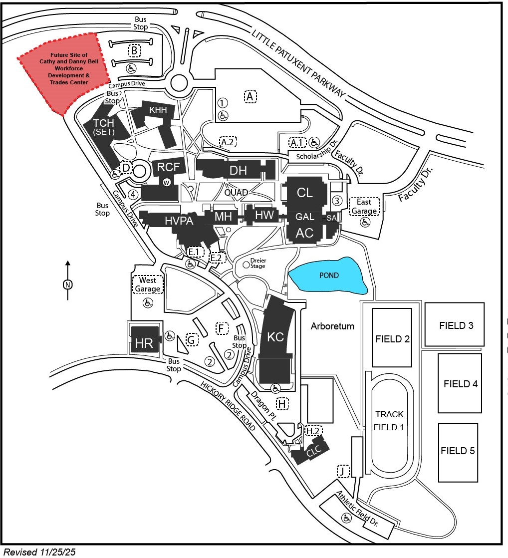 Campus Map HowardCC
