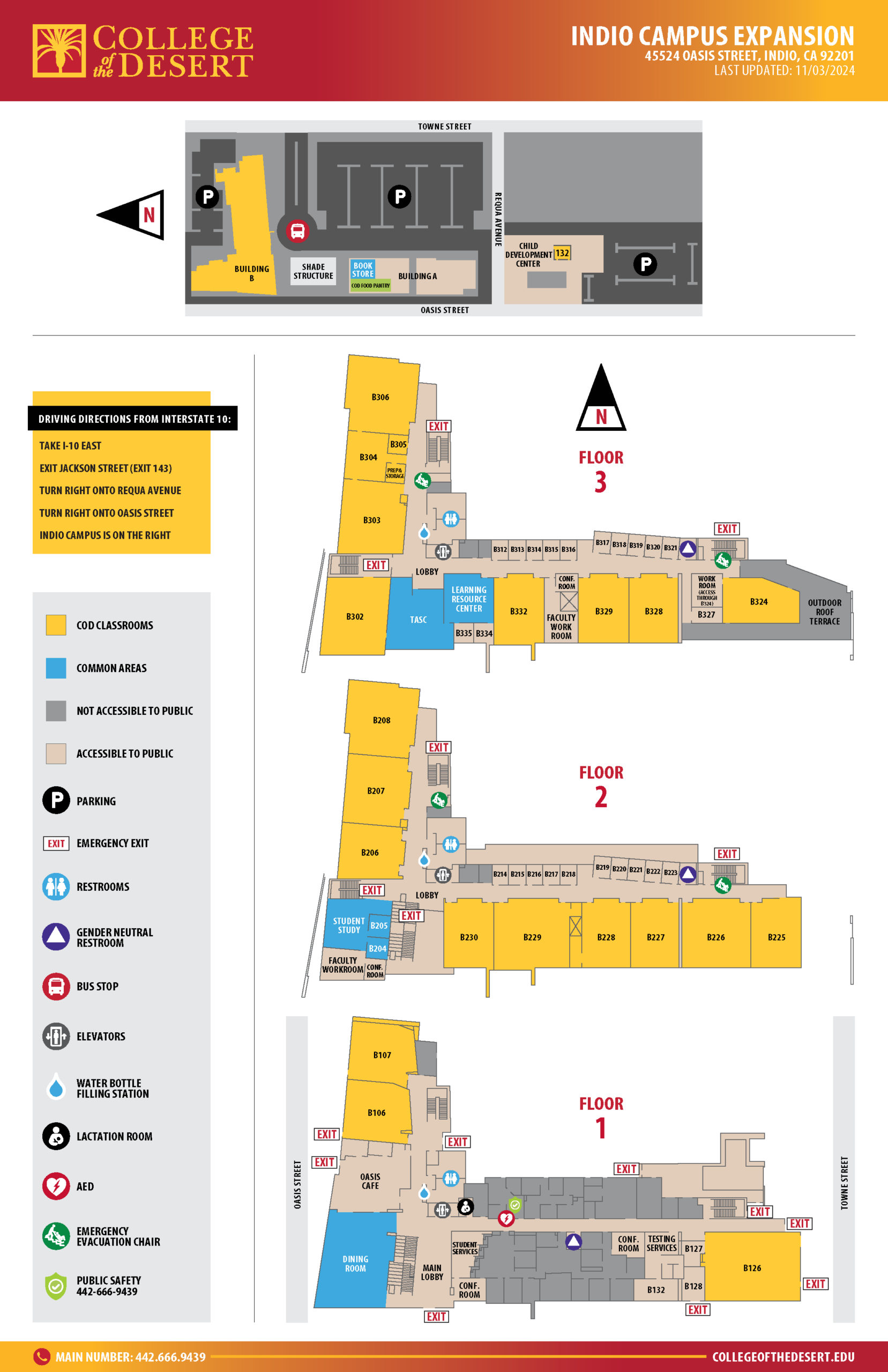 Campus Map Indio