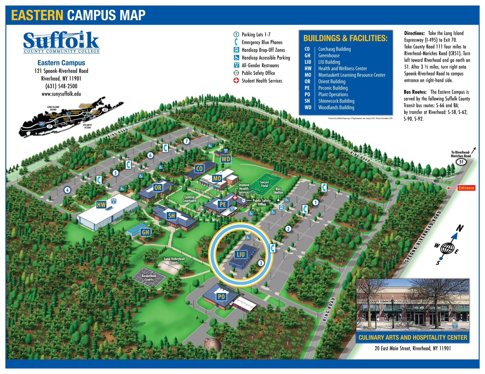 Campus Map Long Island University Campus Map Long Island University