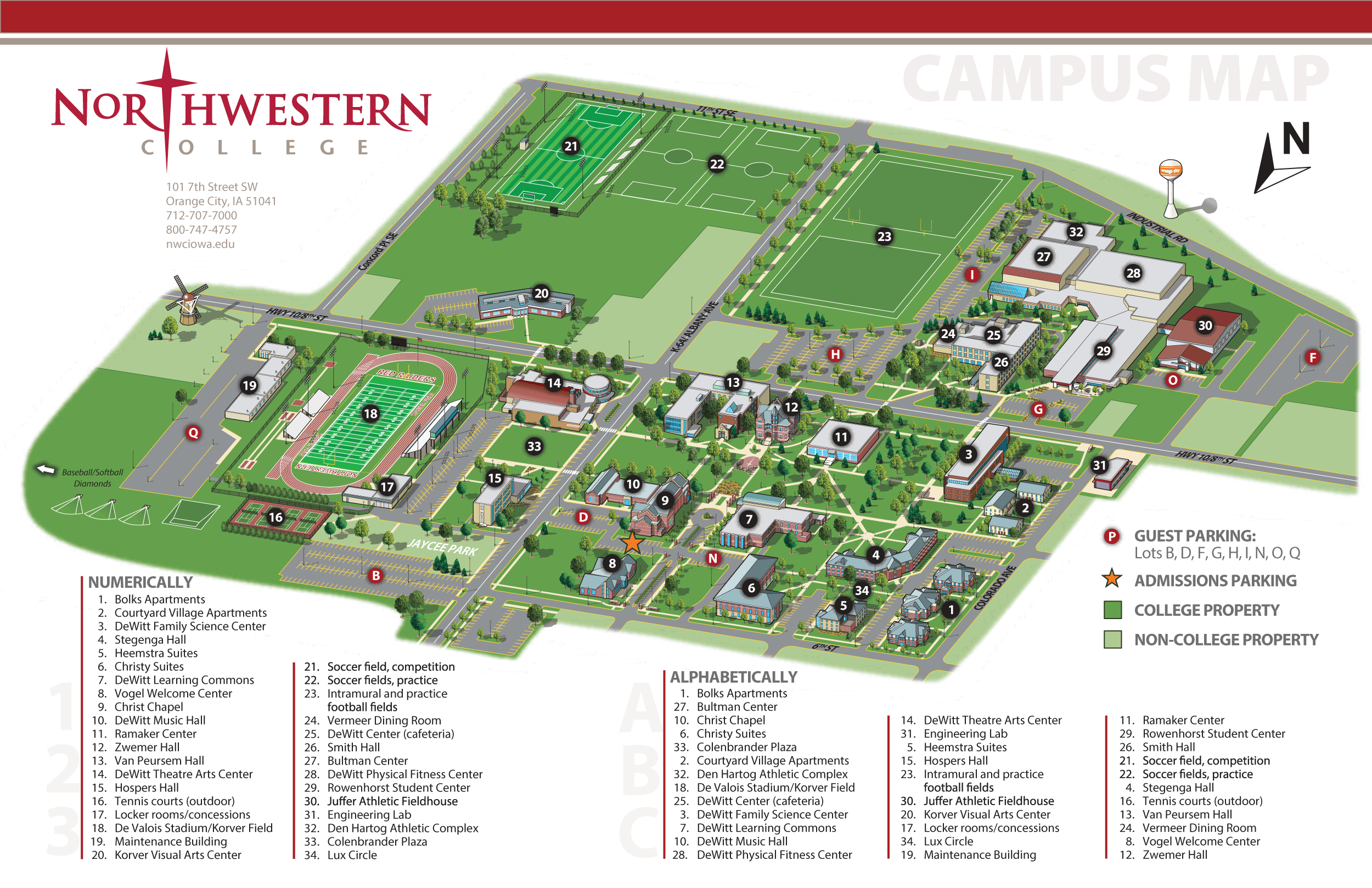 northwestern campus map