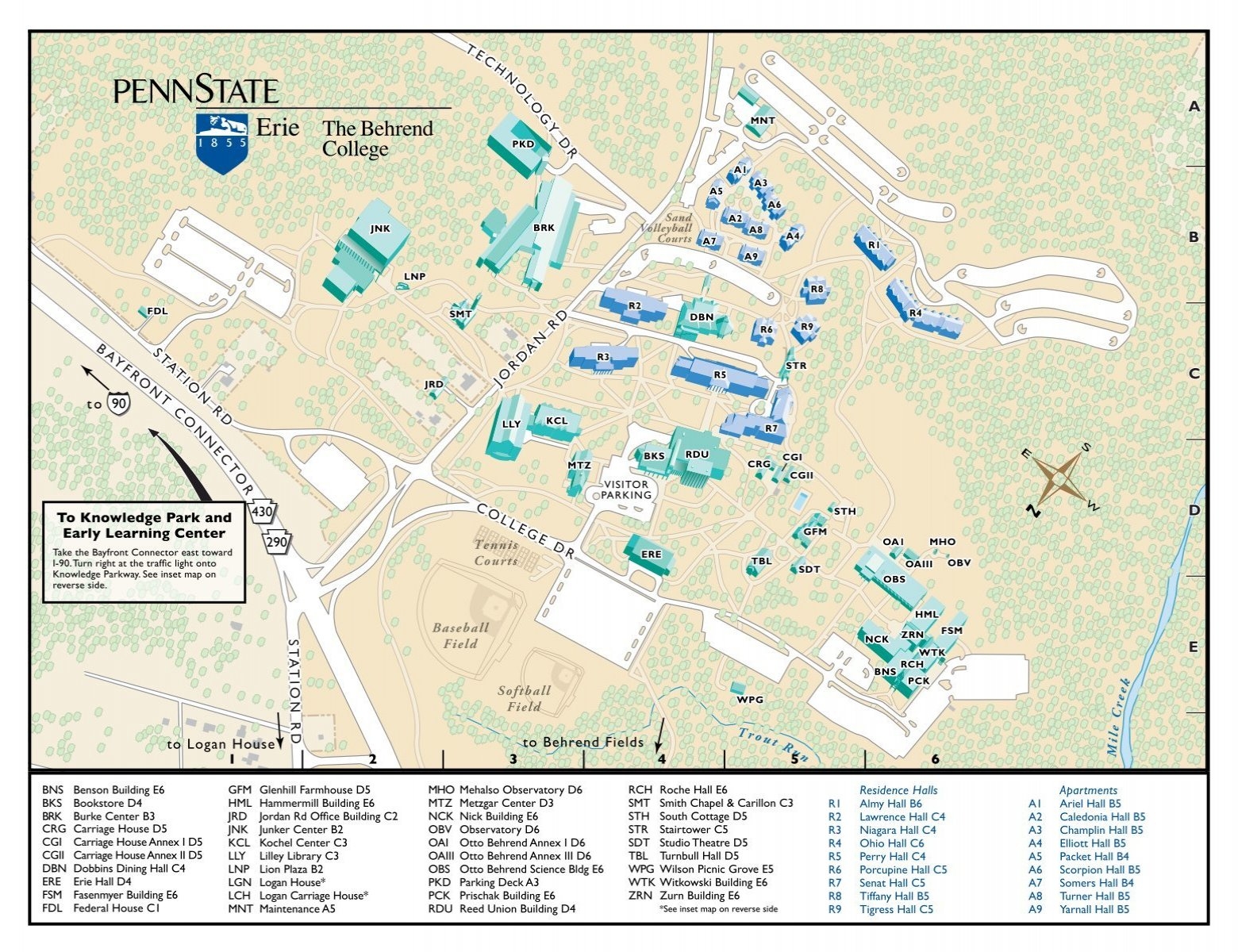 psu campus map psu campus map