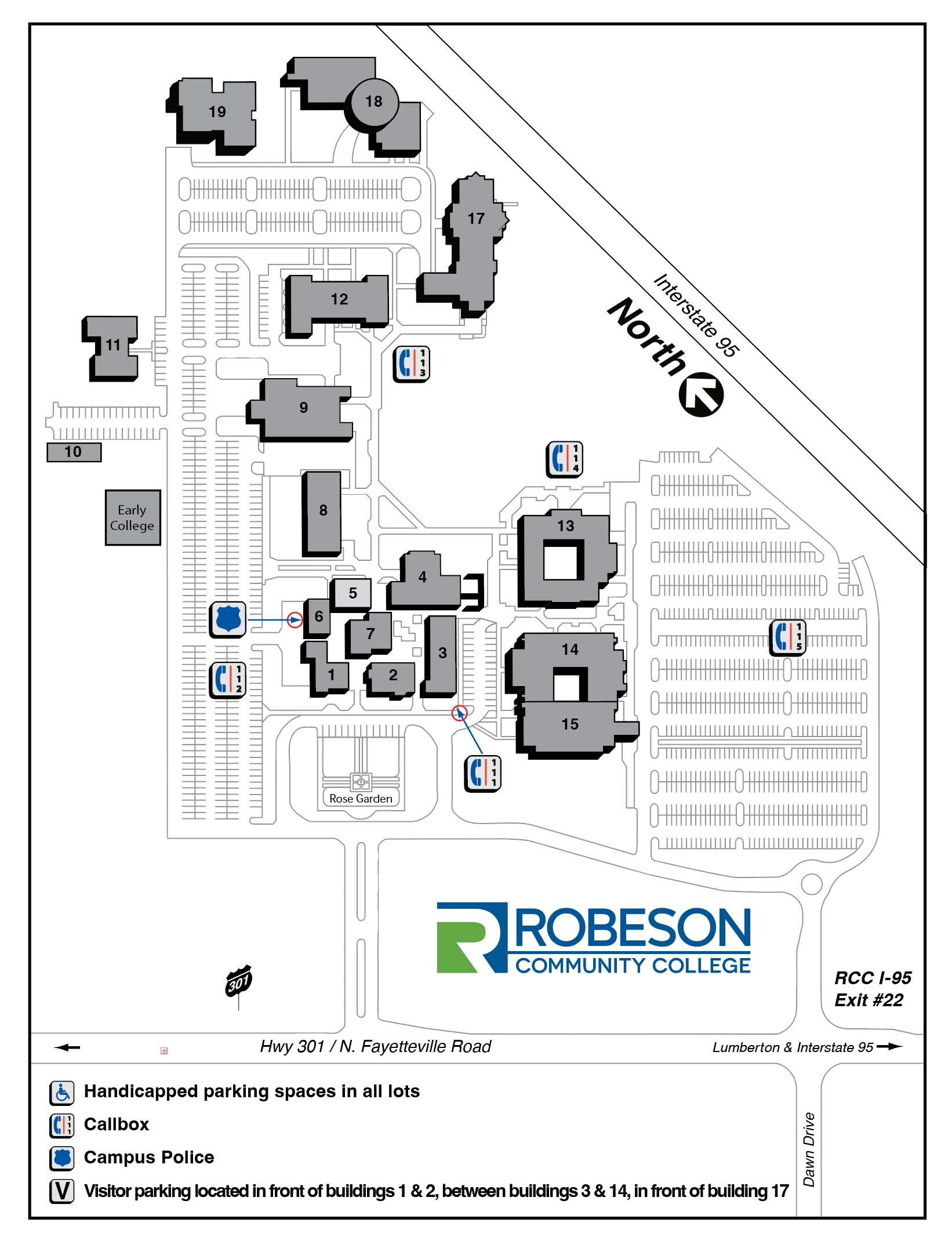 Campus Map Robeson Community College Robeson Community College Campus Map Robeson Community College Robeson Community College