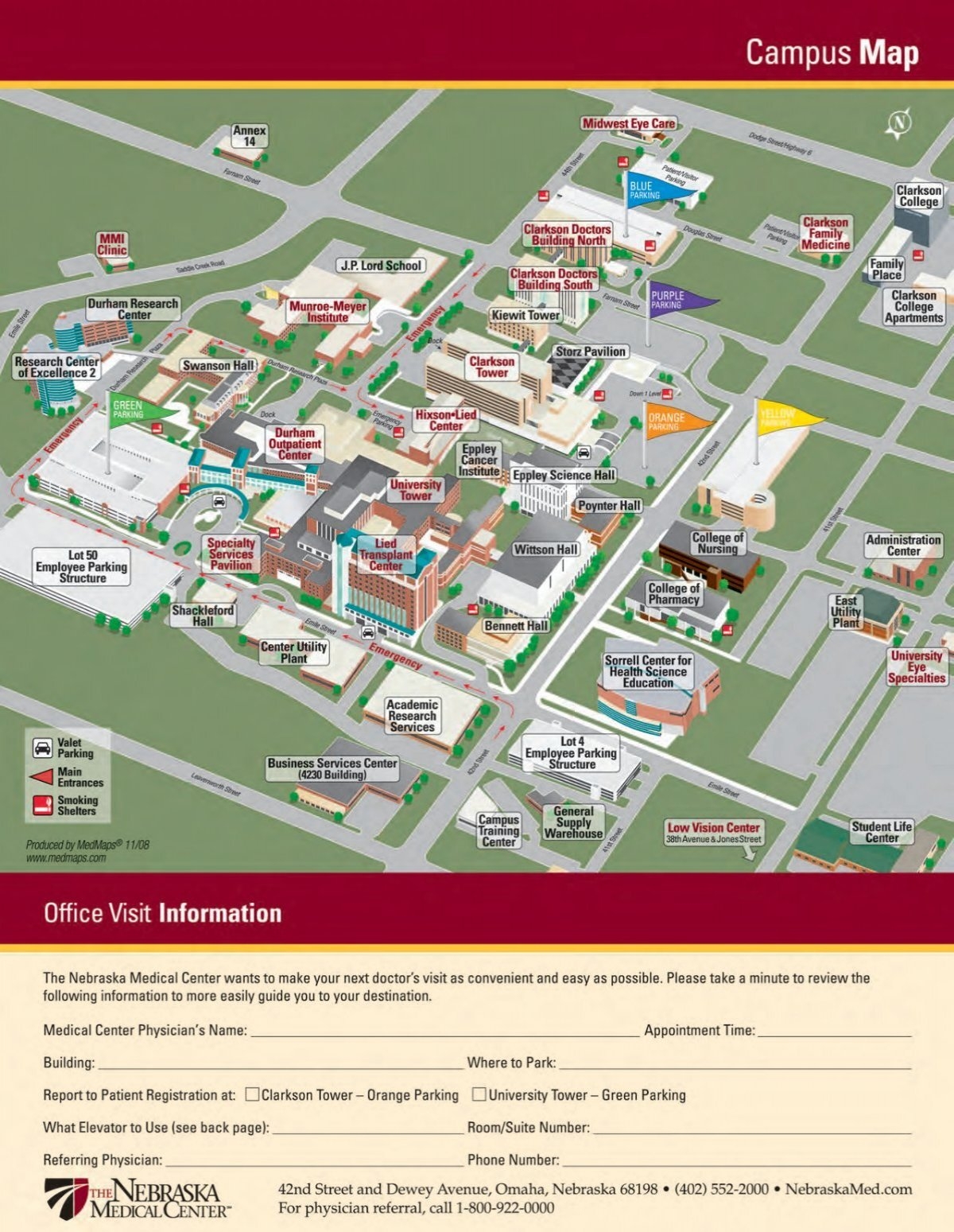Campus Map UNMC