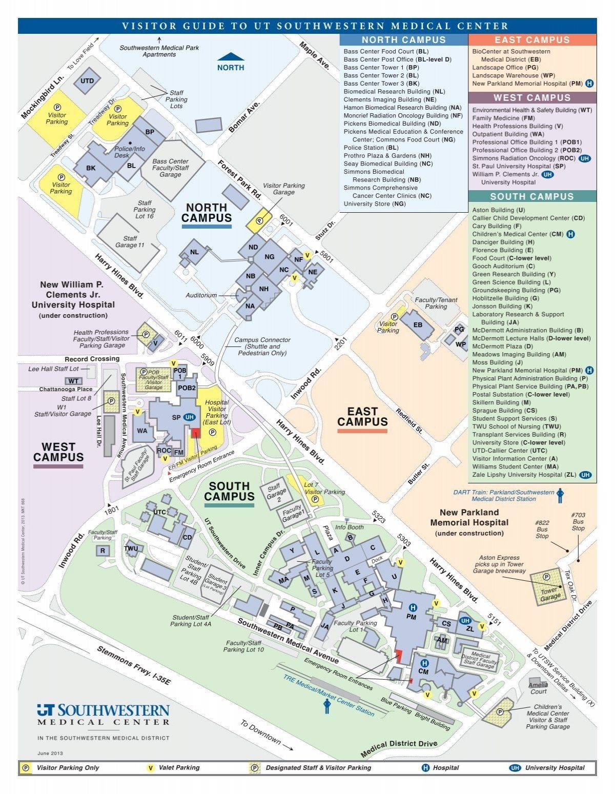 Campus Map UT Southwestern