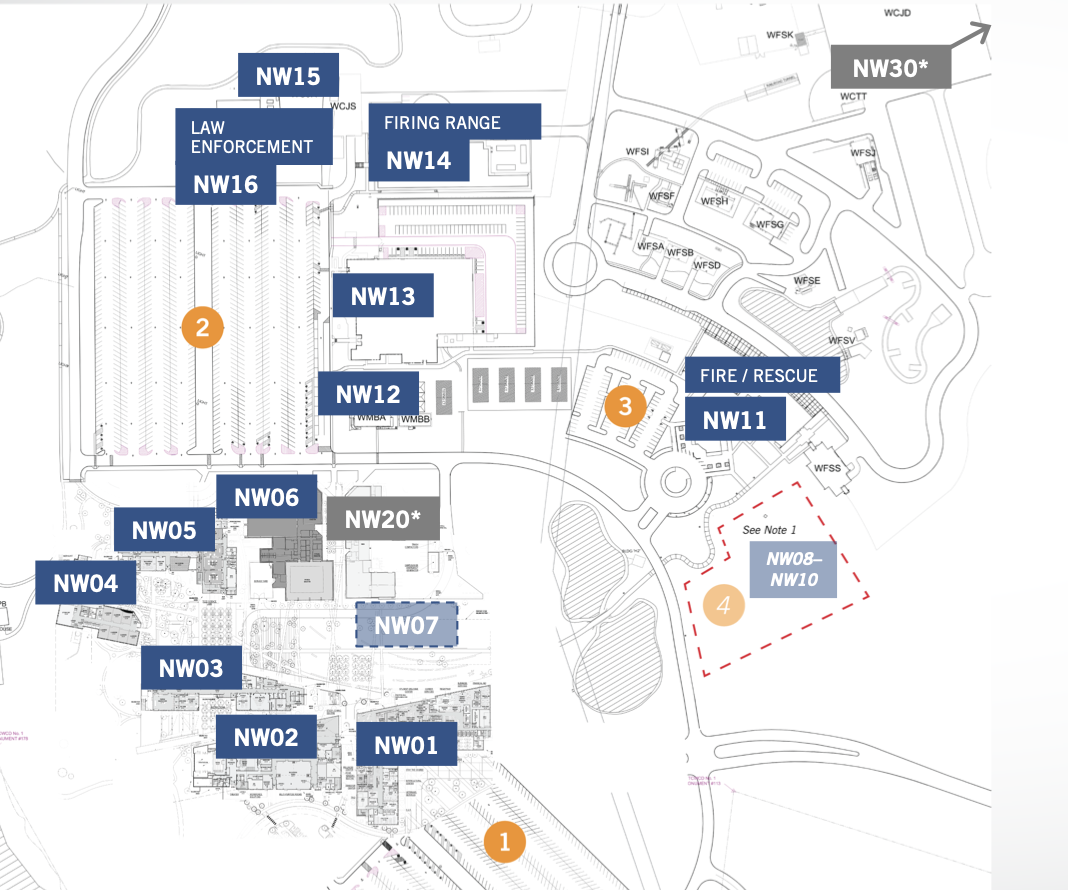 Campus Map With Updated Nomenclature TCC News