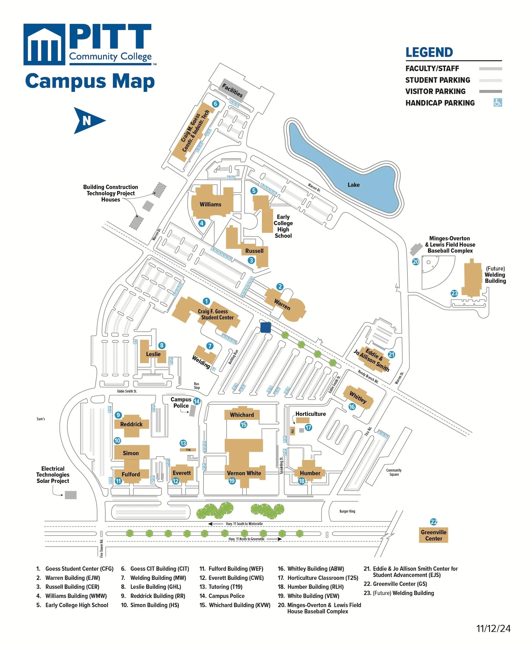 Campus Maps About PCC Pitt Community College