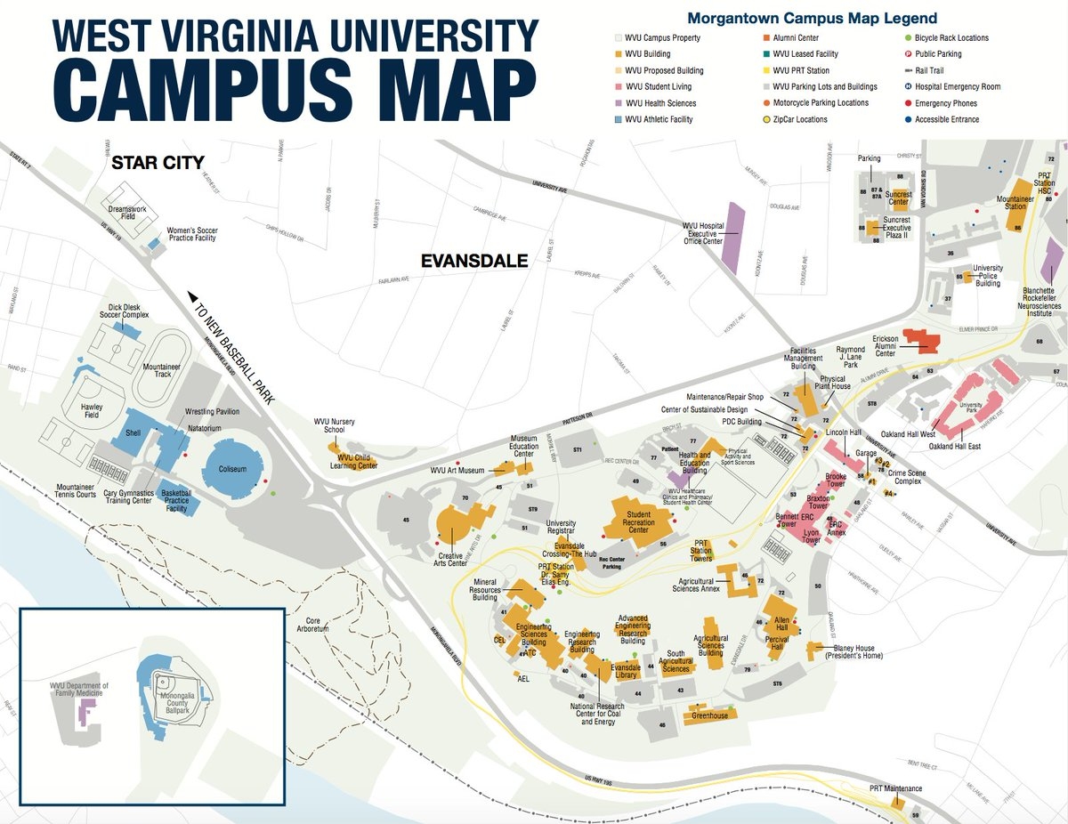 Campus Maps Are Your New Best Friend WVU22 