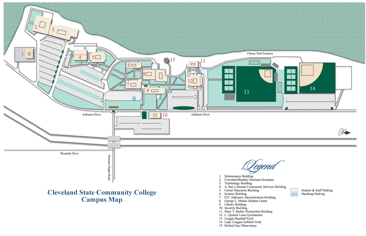 Campus Maps Cleveland State Community College Campus Maps Cleveland State Community College