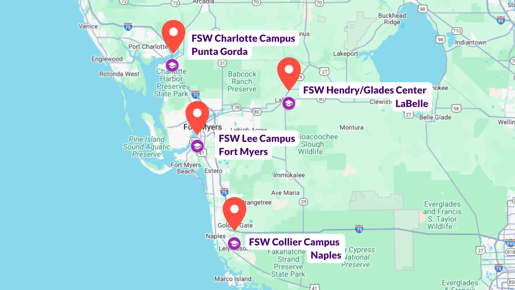 Campus Maps Florida SouthWestern State College