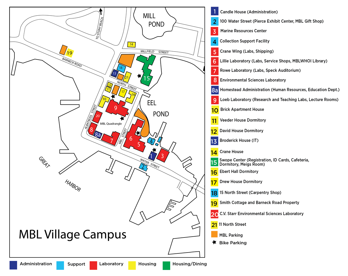 Campus Maps Marine Biological Laboratory Campus Maps Marine Biological Laboratory