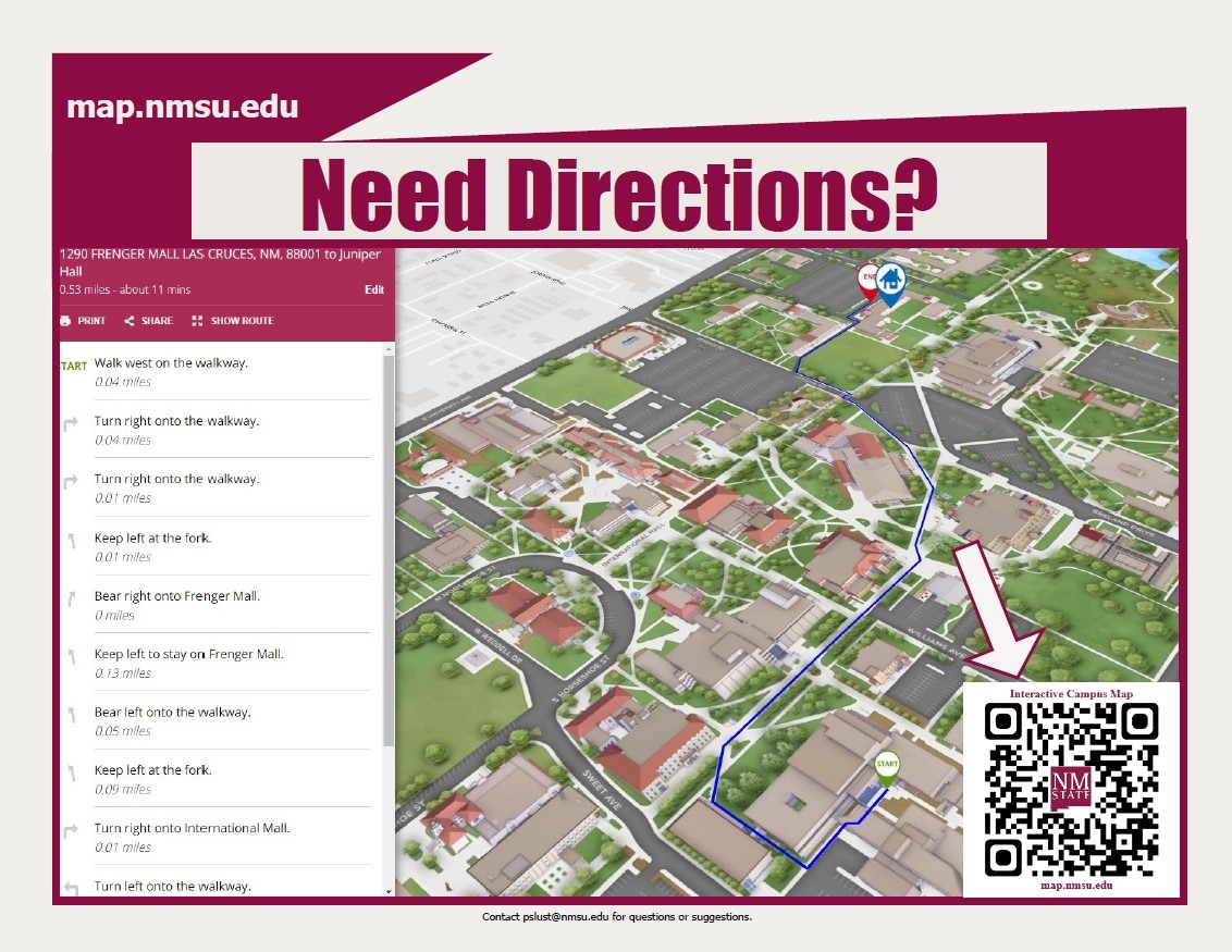 Campus Maps New Mexico State University BE BOLD Shape The Future 