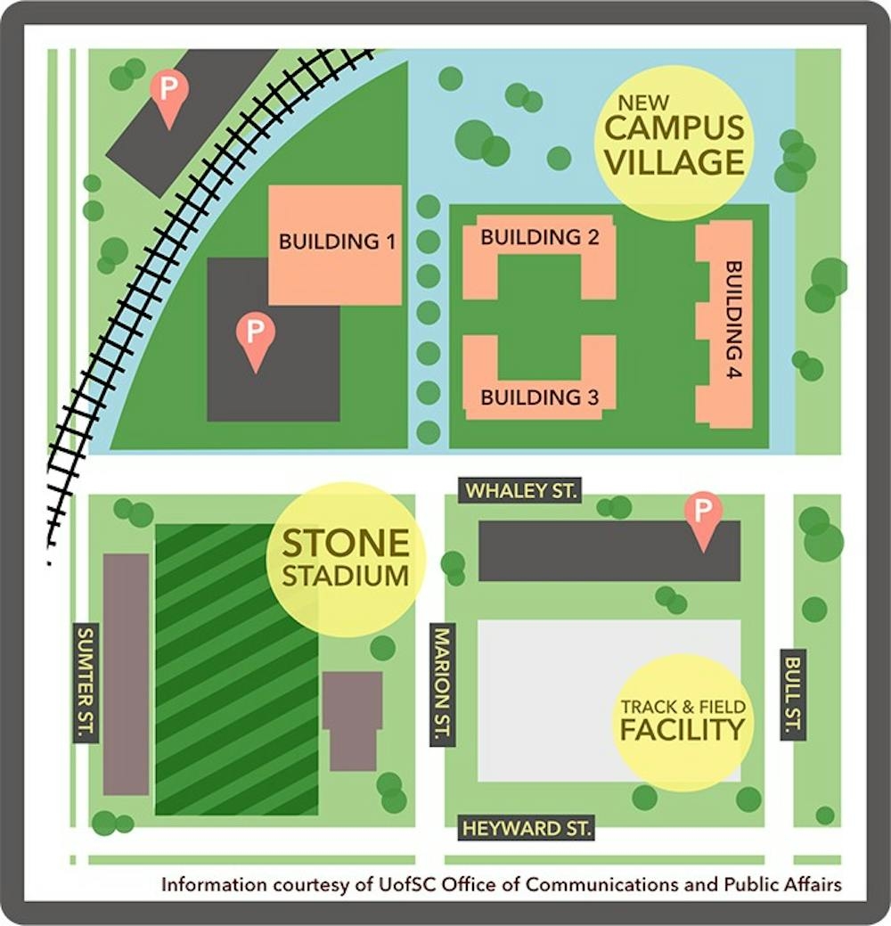 south carolina campus map