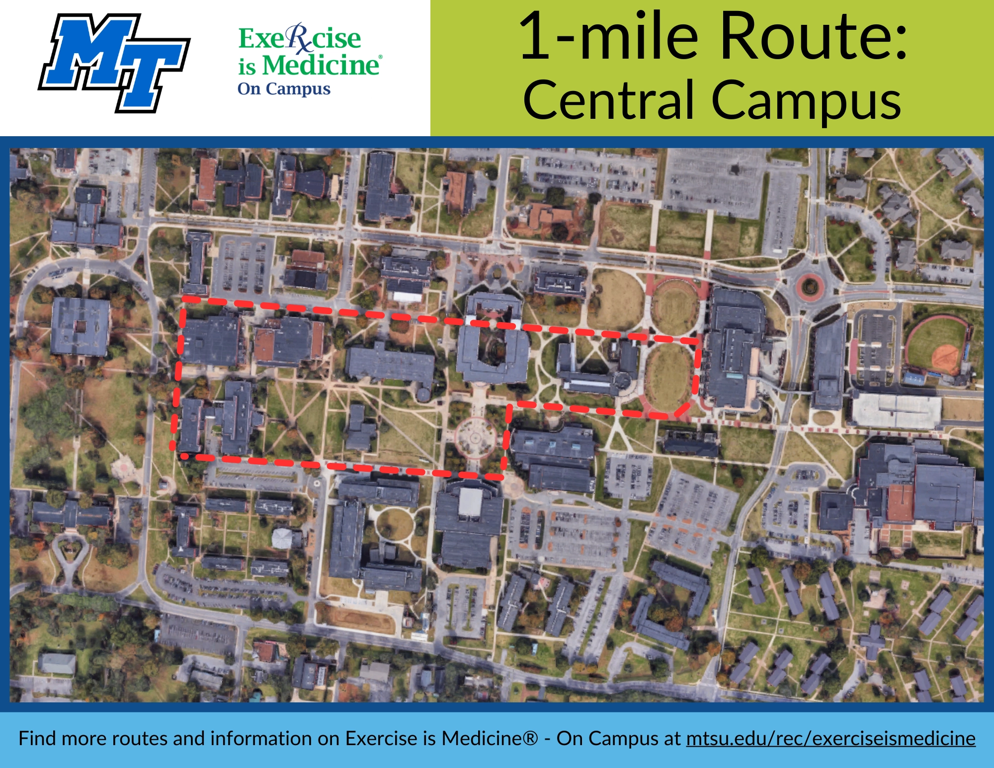 Campus Wellness Paths MTSU Campus Recreation