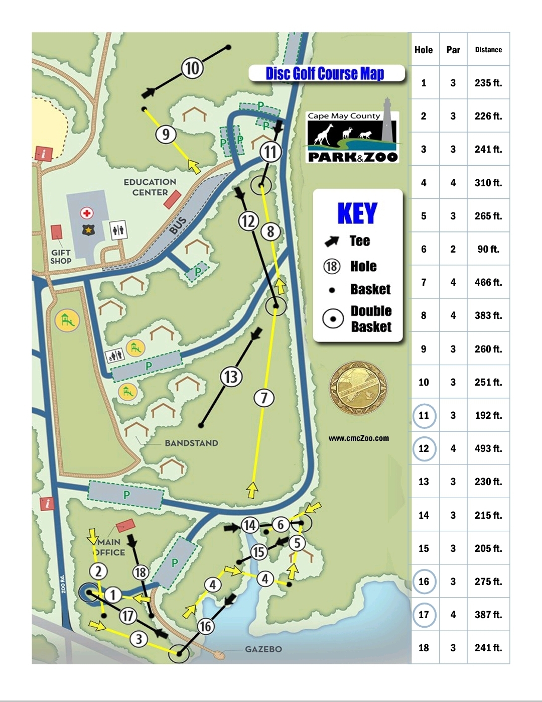 Cape May County Park And Zoo Cape May Court House New Jersey UDisc Disc Golf Course Directory Cape May County Park And Zoo Cape May Court House New Jersey UDisc Disc Golf Course Directory