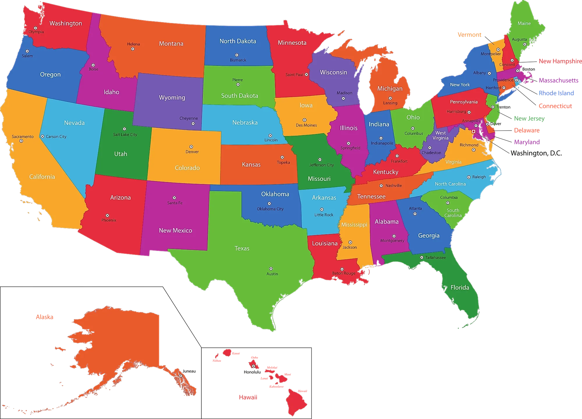 Capital Cities Of The United States Capital Cities Of The United States