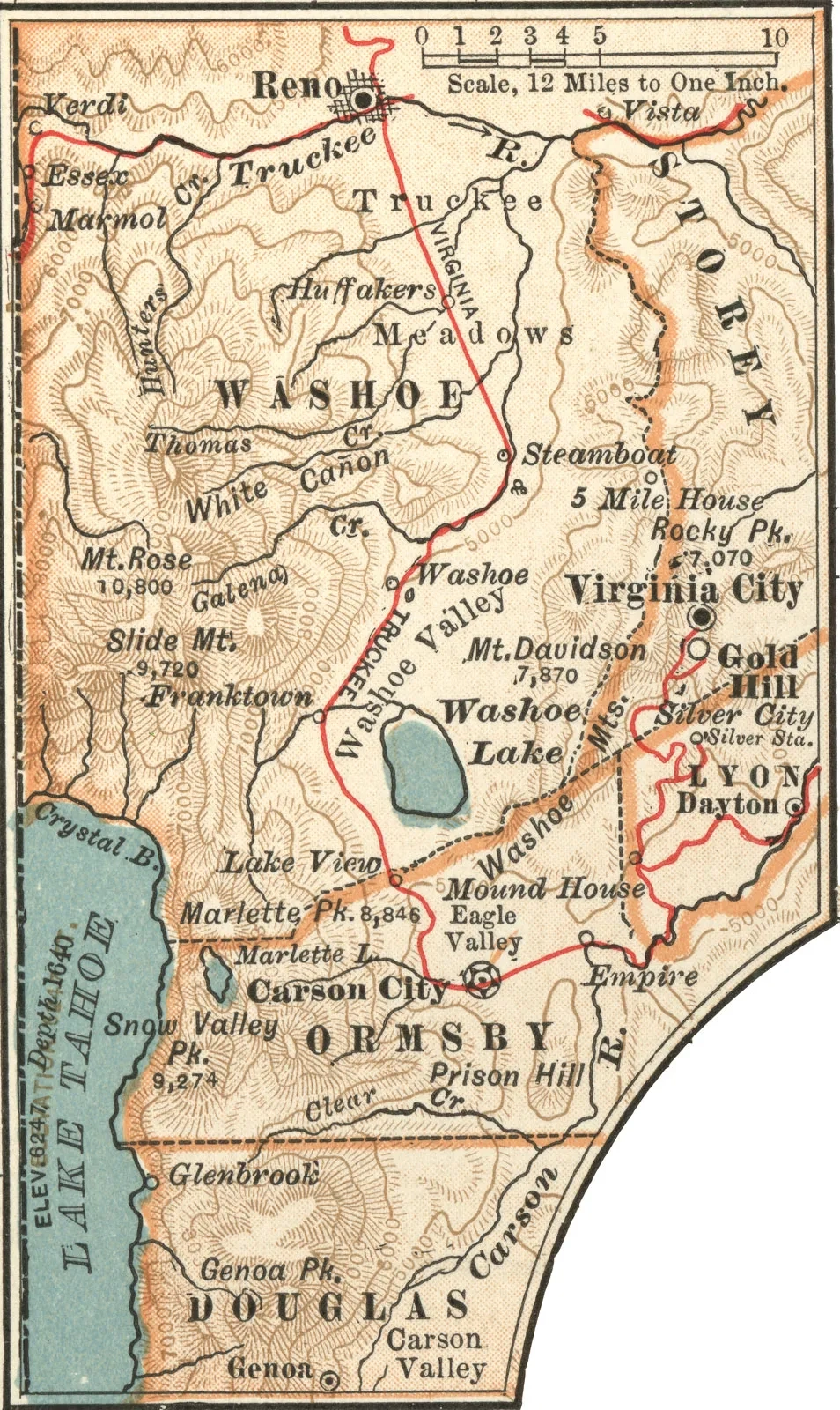 Carson City Nevada Map Population Facts Britannica