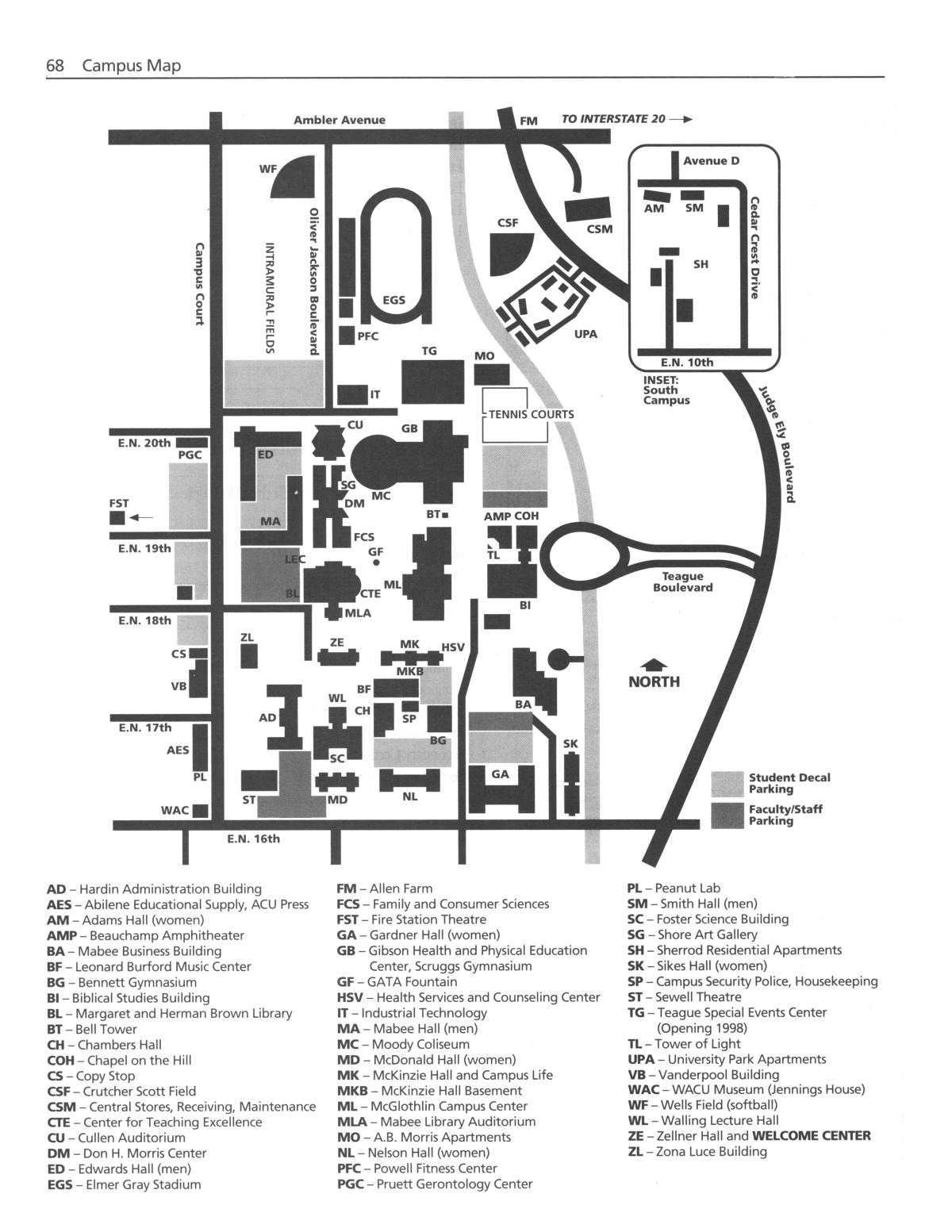 Catalog Of Abilene Christian University 1998 2000 Page 68 The Portal To Texas History Catalog Of Abilene Christian University 1998 2000 Page 68 The Portal To Texas History