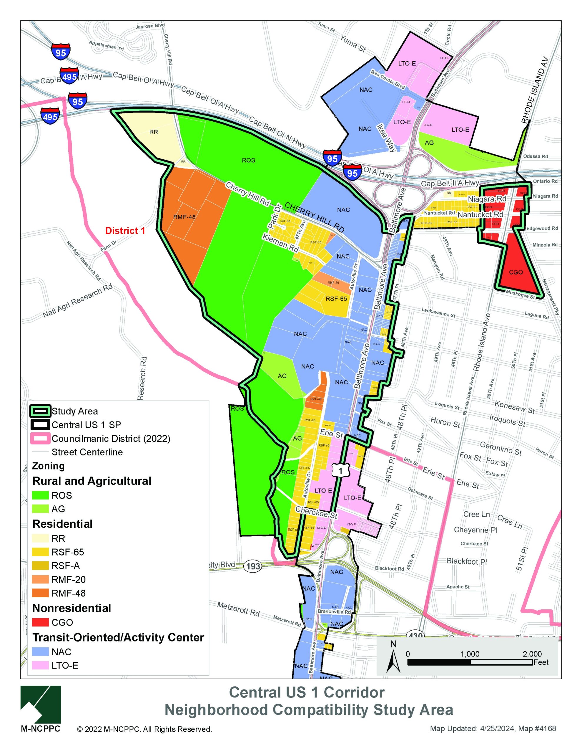 Central U S 1 Neighborhood Compatibility Study Prince George s County Planning Department