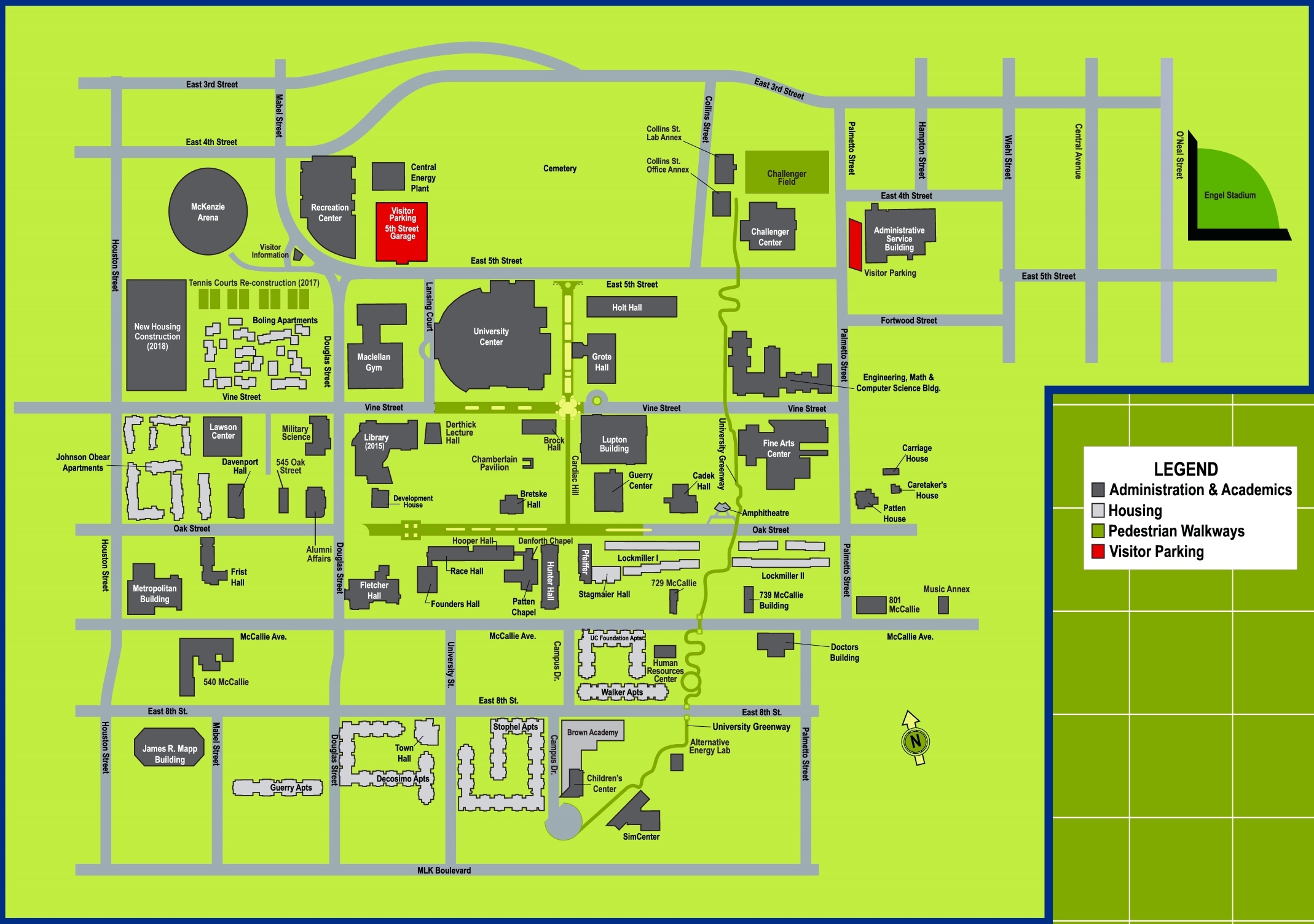 utc campus map utc campus map