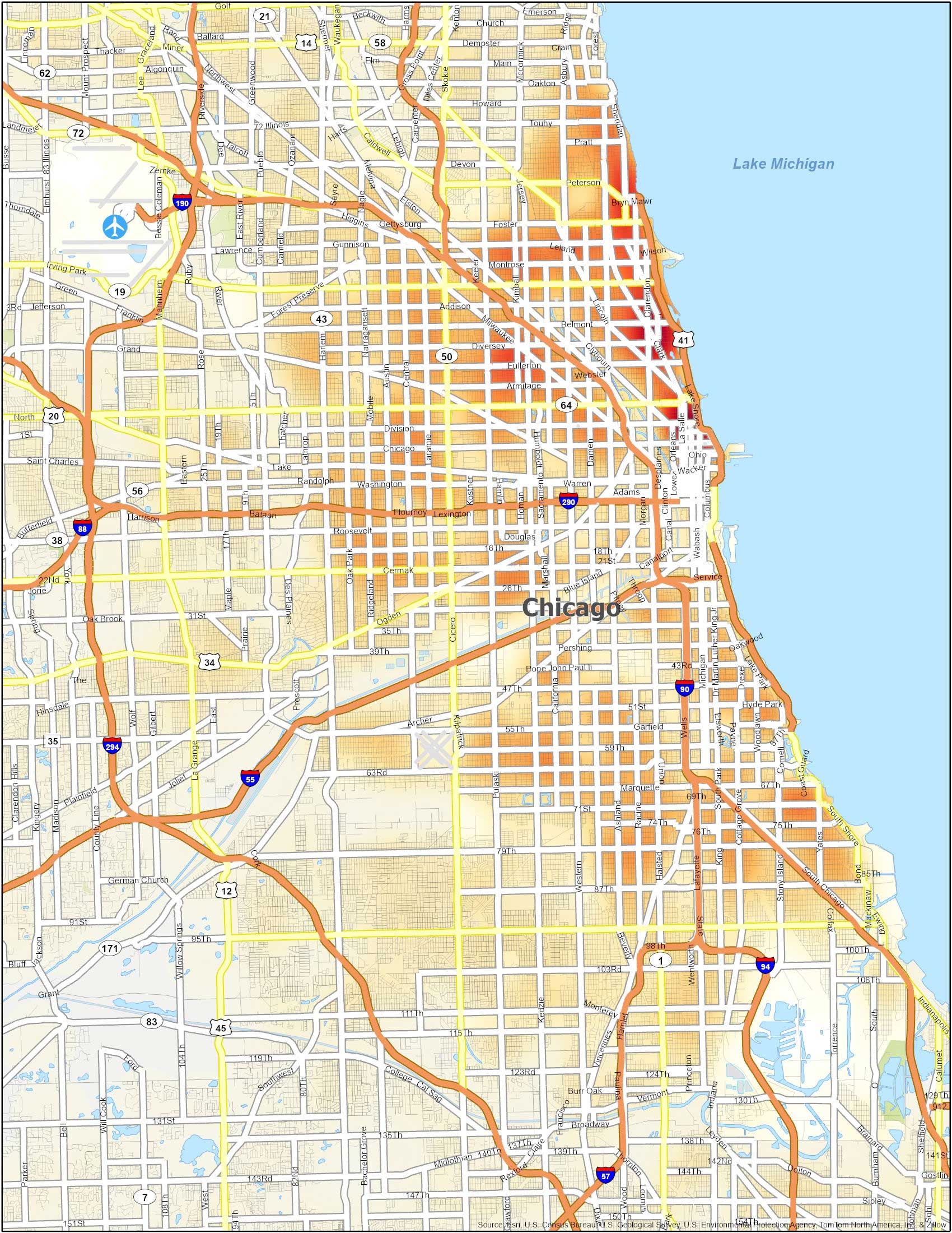 chicago city crime map