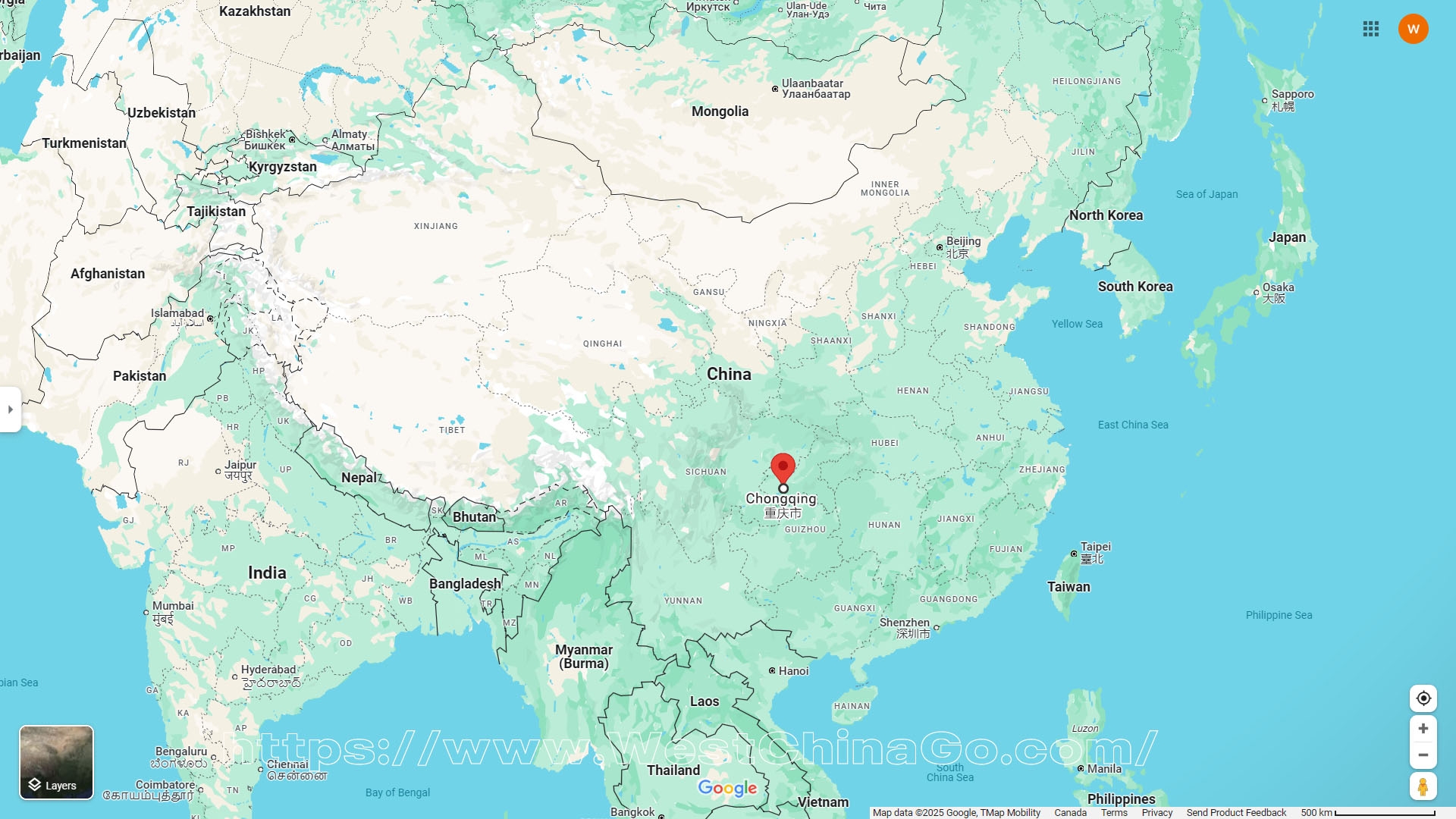 Chongqing Tourist Map Tourist Attractions Map