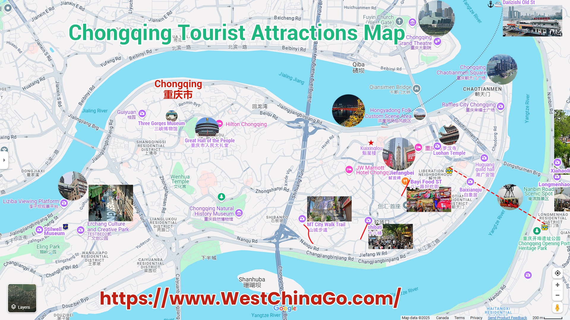chongqing city map