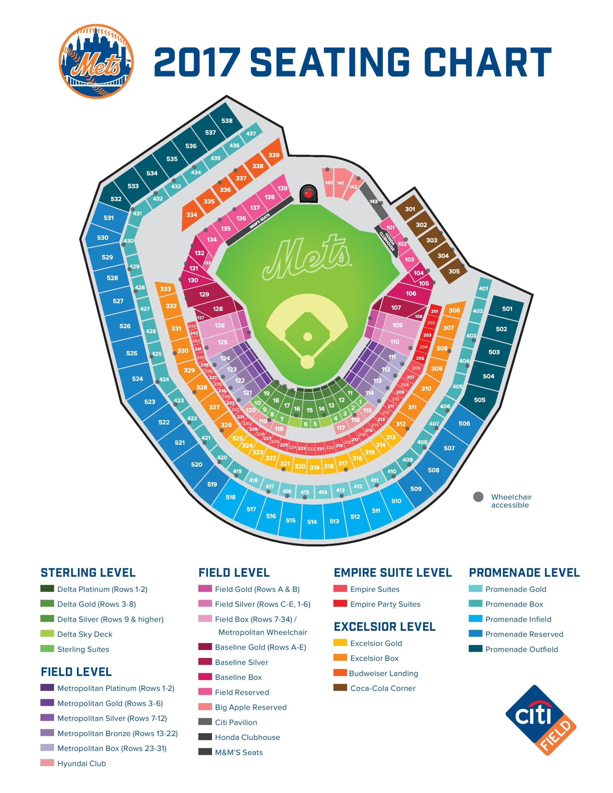 Citi Field Seating Chart page 001 Queens County Dental SocietyQueens County Dental Society