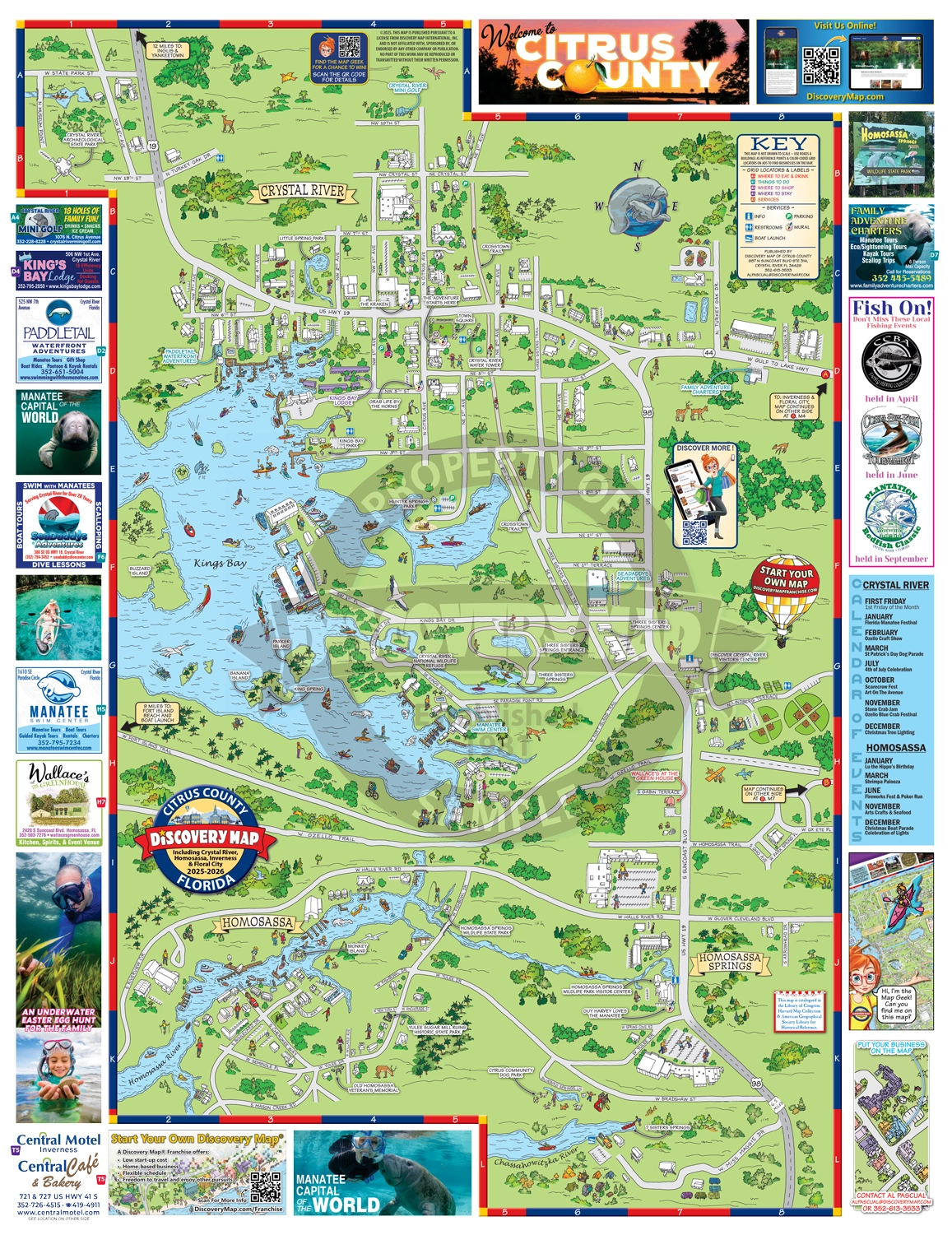 map of citrus county florida