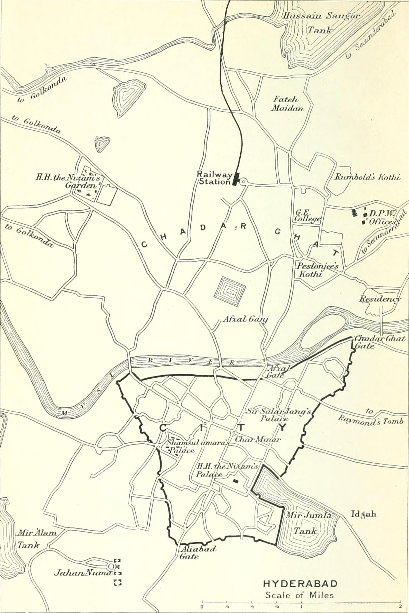 hyderabad city map hyderabad city map