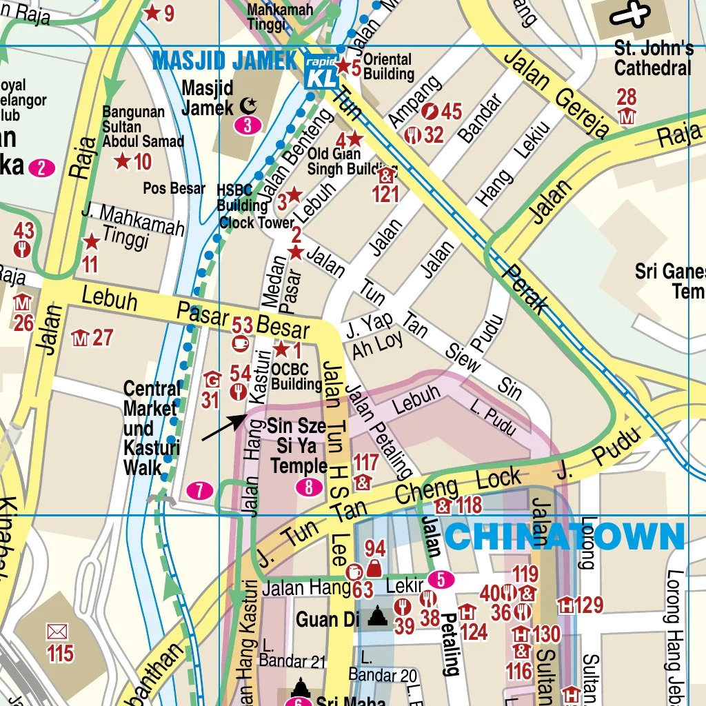 Citymap Kuala Lumpur 2017 Map By Reise Know How Verlag Peter Rump GmbH Avenza Maps