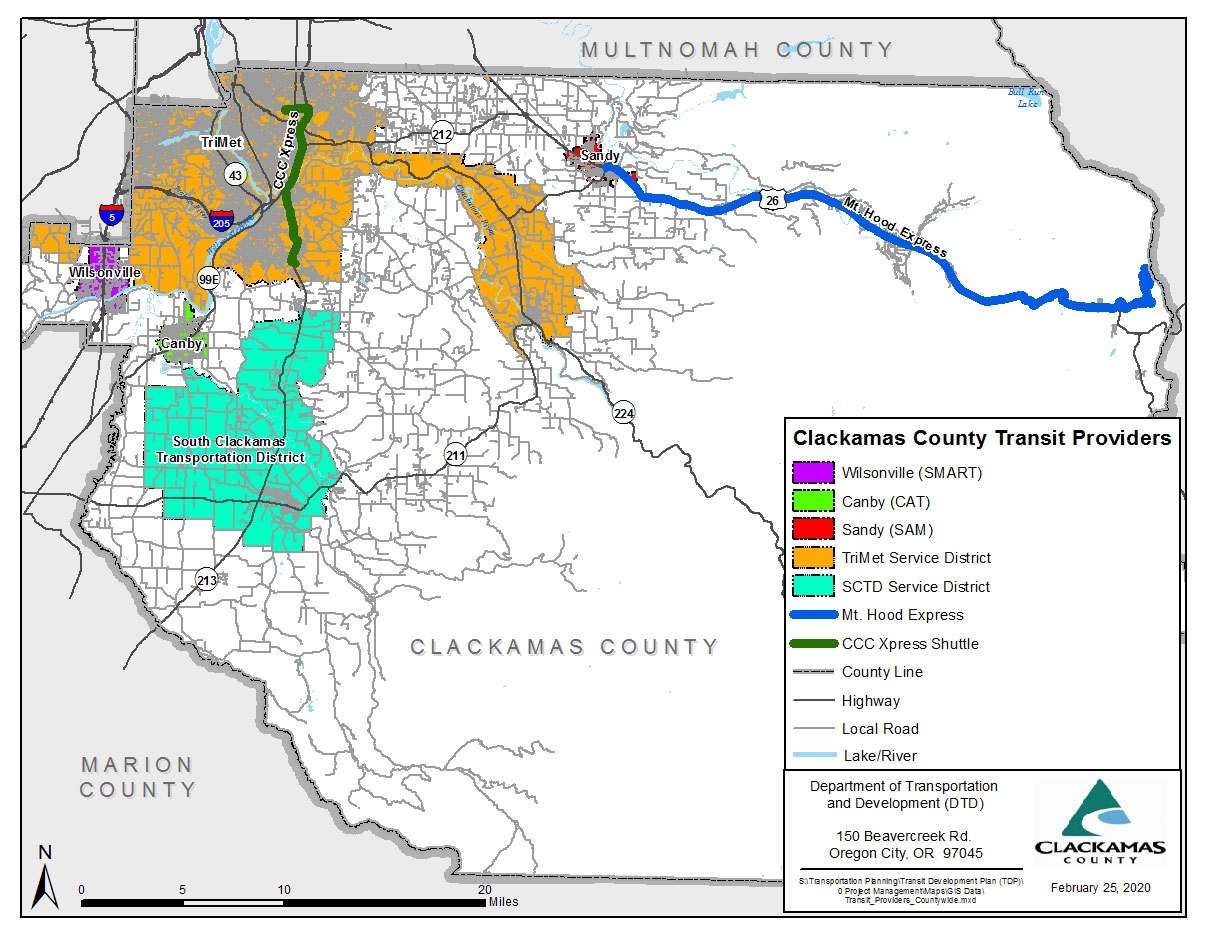 Clackamas County Transit Development Plan Clackamas County