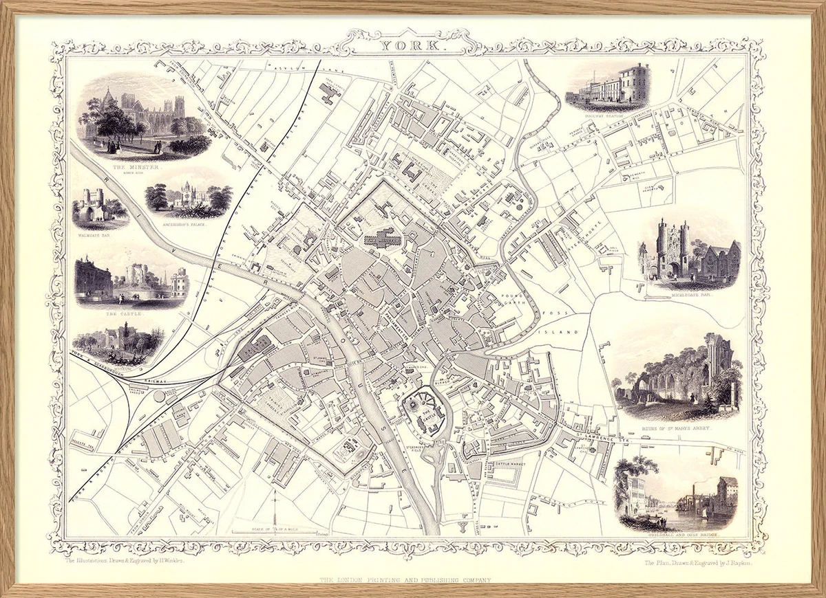 map of city of york