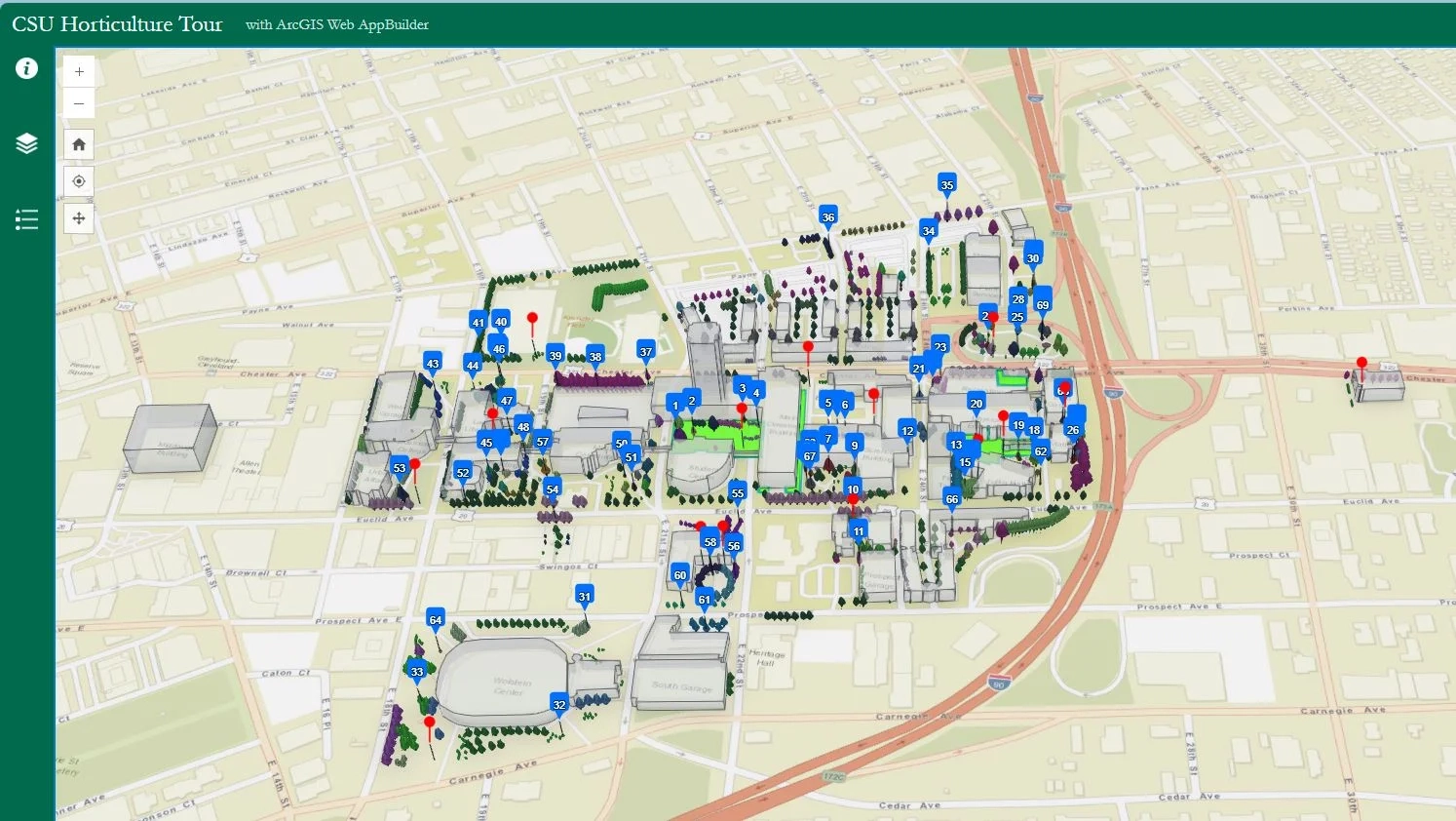 cleveland state university campus map cleveland state university campus map