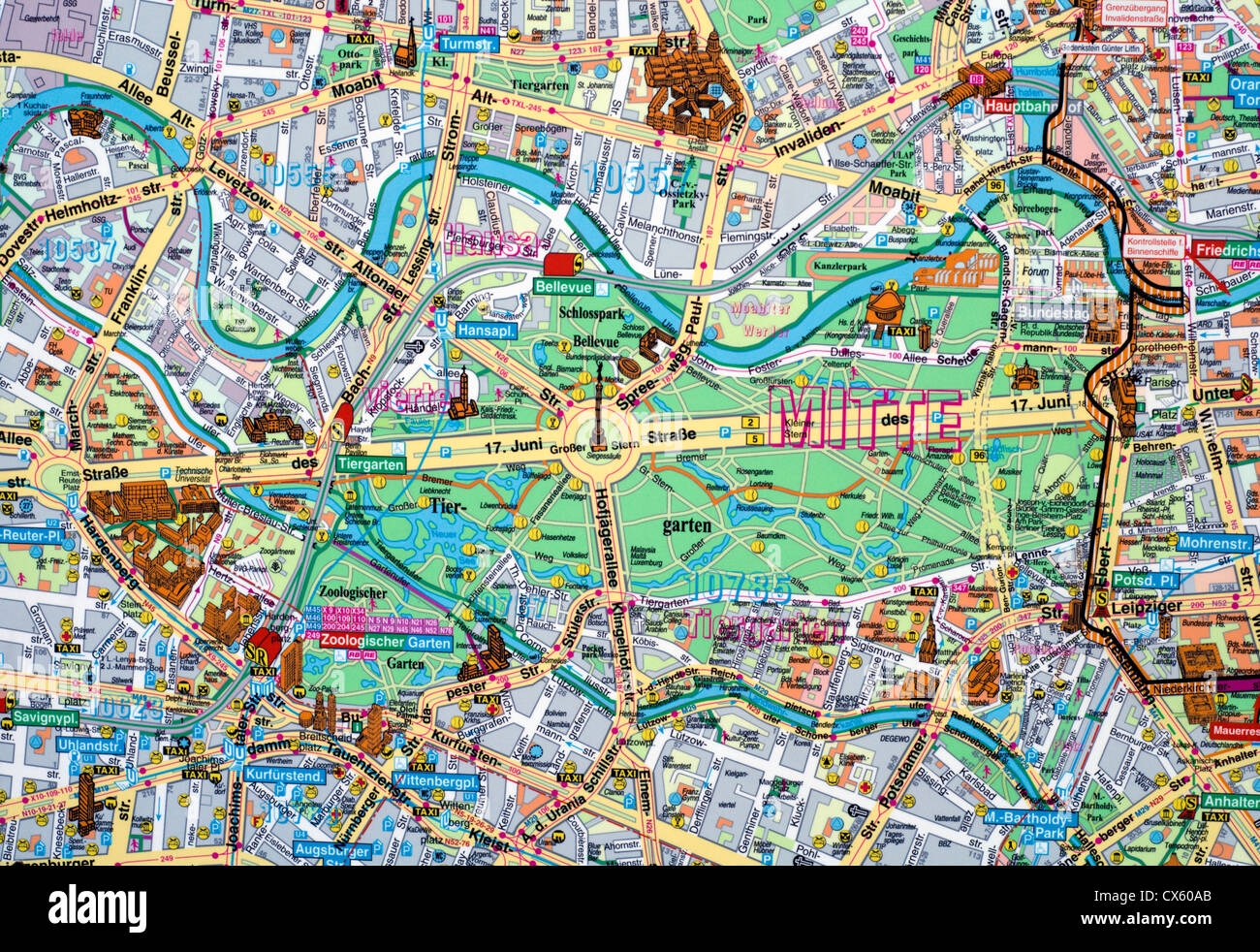 Close Up Of A Map Of Berlin City Centre Germany Stock Photo Alamy Close Up Of A Map Of Berlin City Centre Germany Stock Photo Alamy