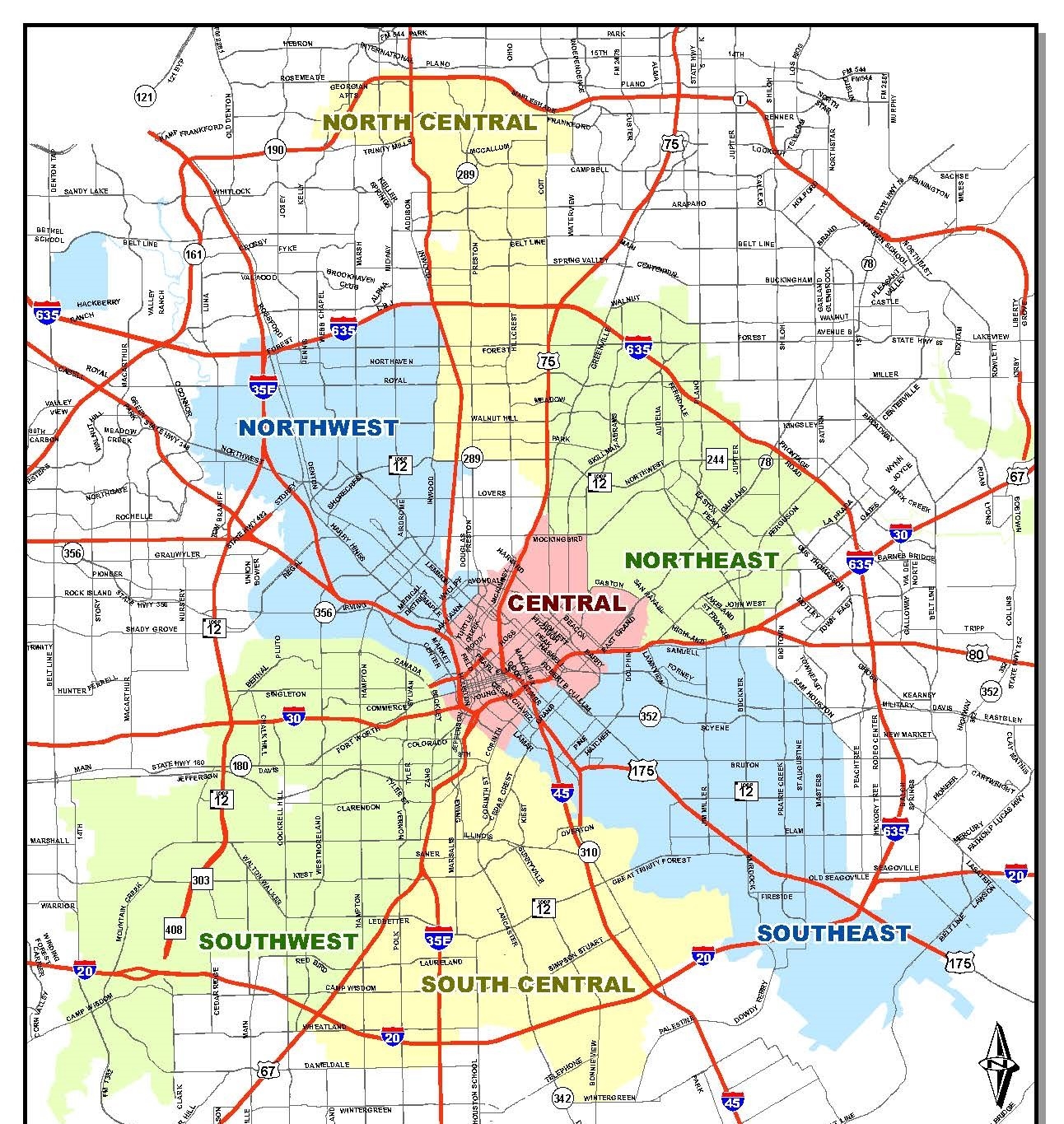 city of dallas zoning map