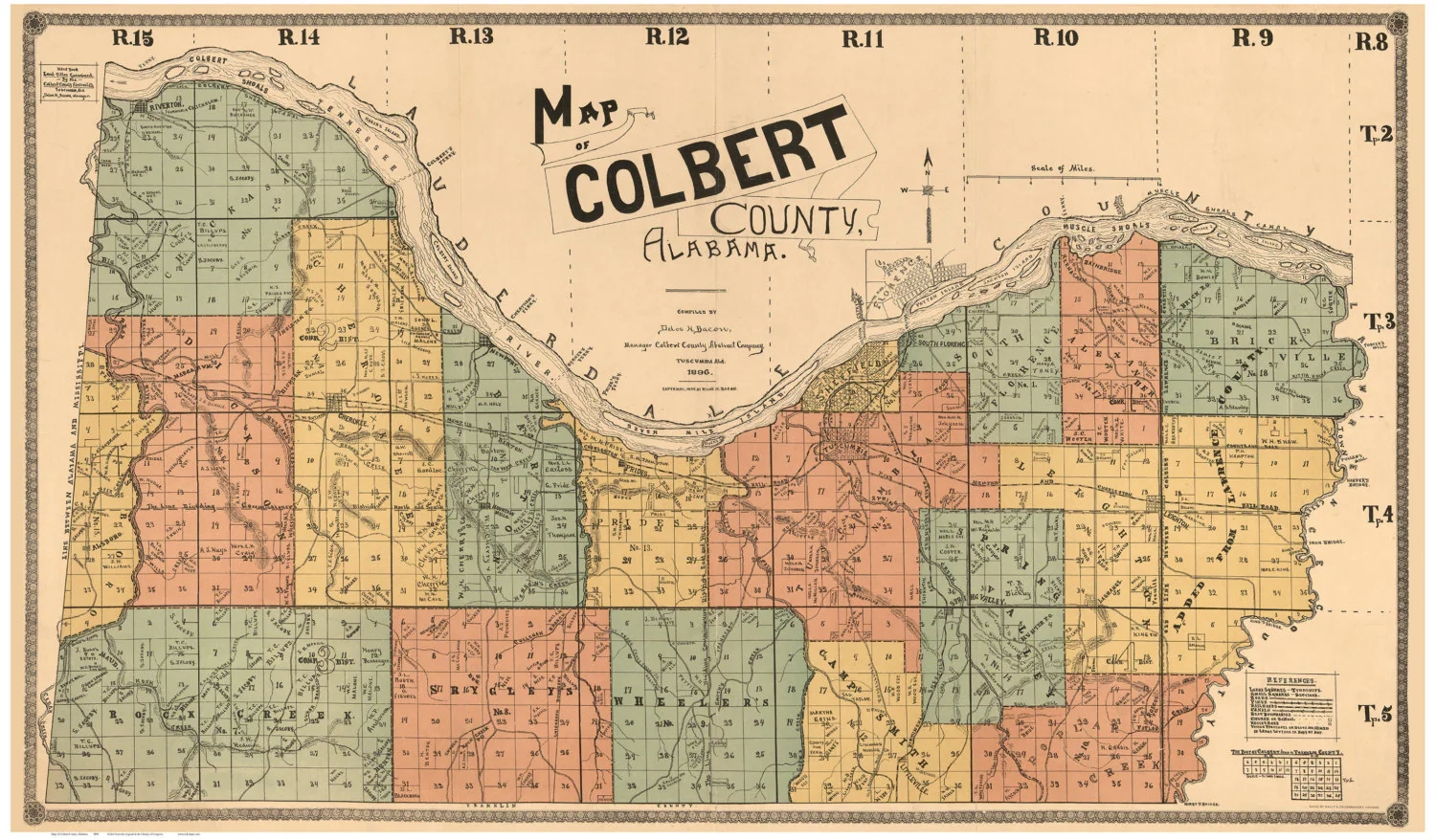 colbert county tax map