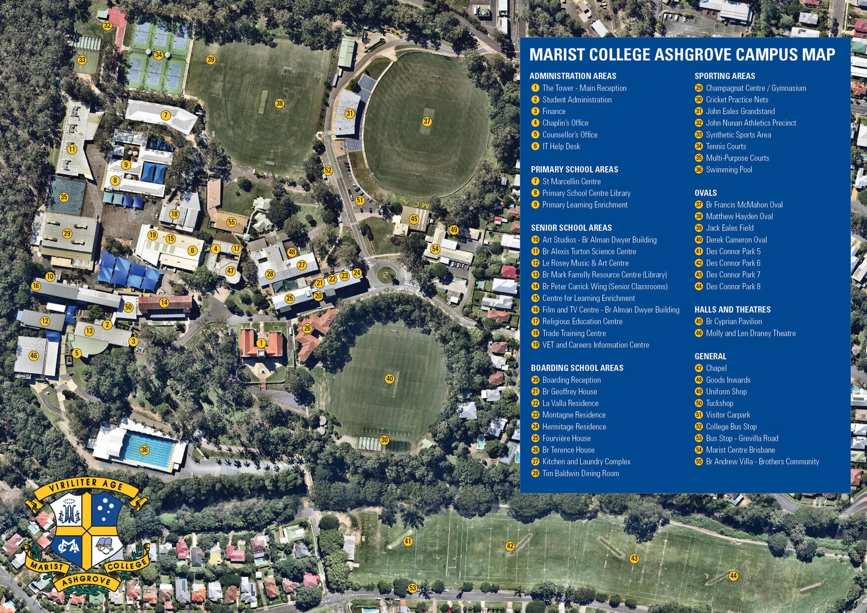 College Map Marist College Ashgrove